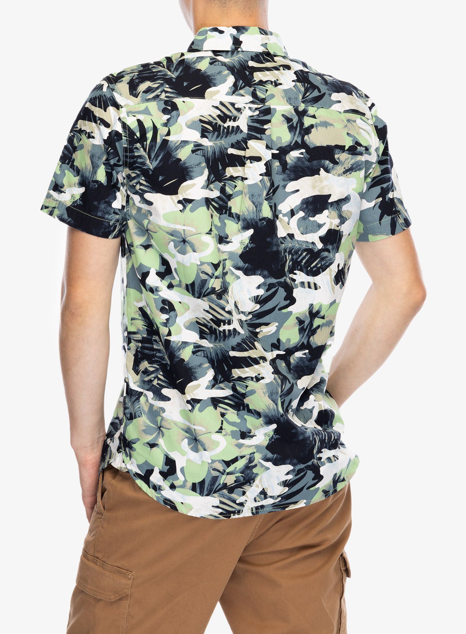 Planinarska košulja The North Face Baytrail Pattern Shirt S/S - forest shade tropical camo