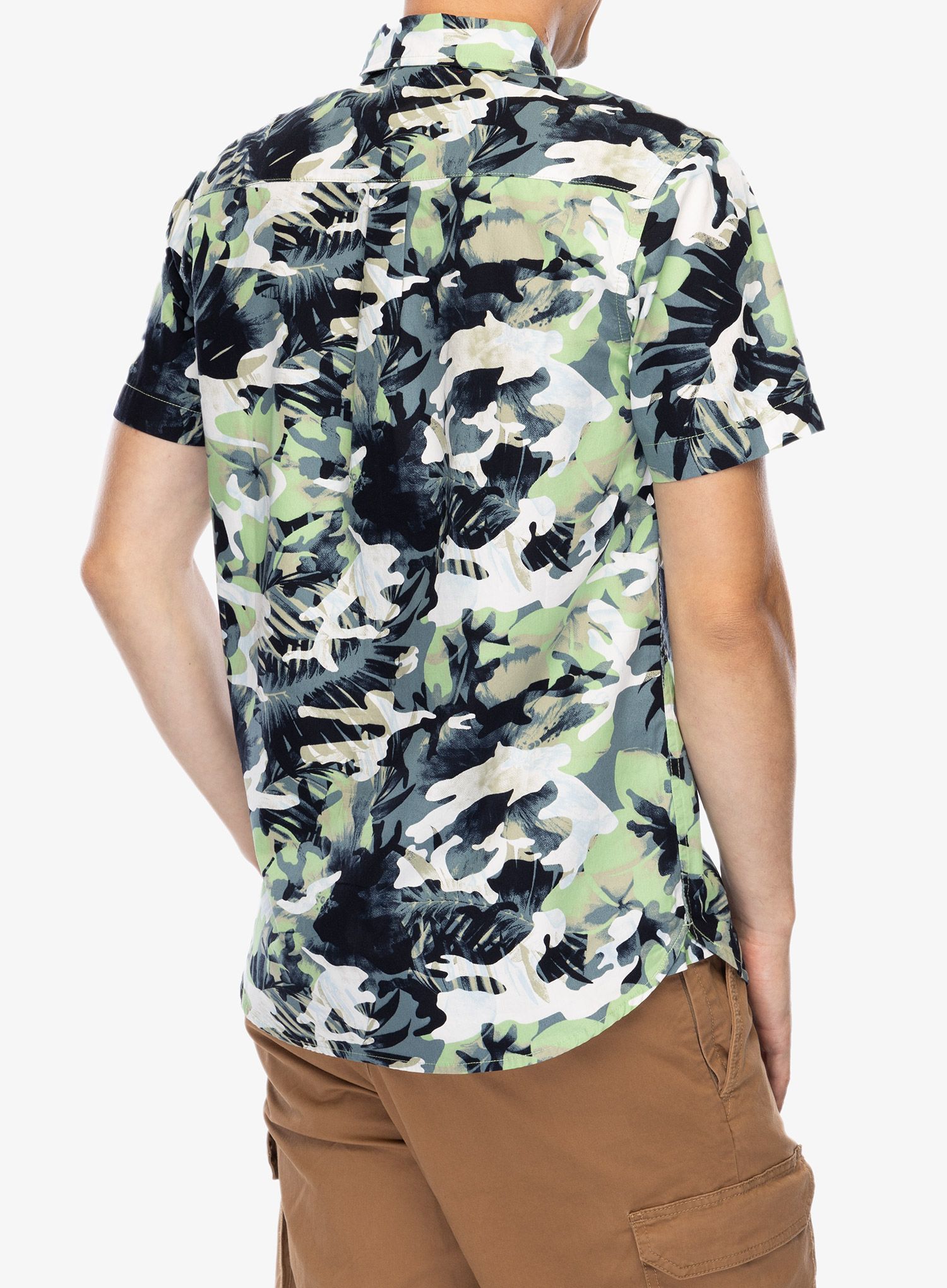 Planinarska košulja The North Face Baytrail Pattern Shirt S/S - forest shade tropical camo