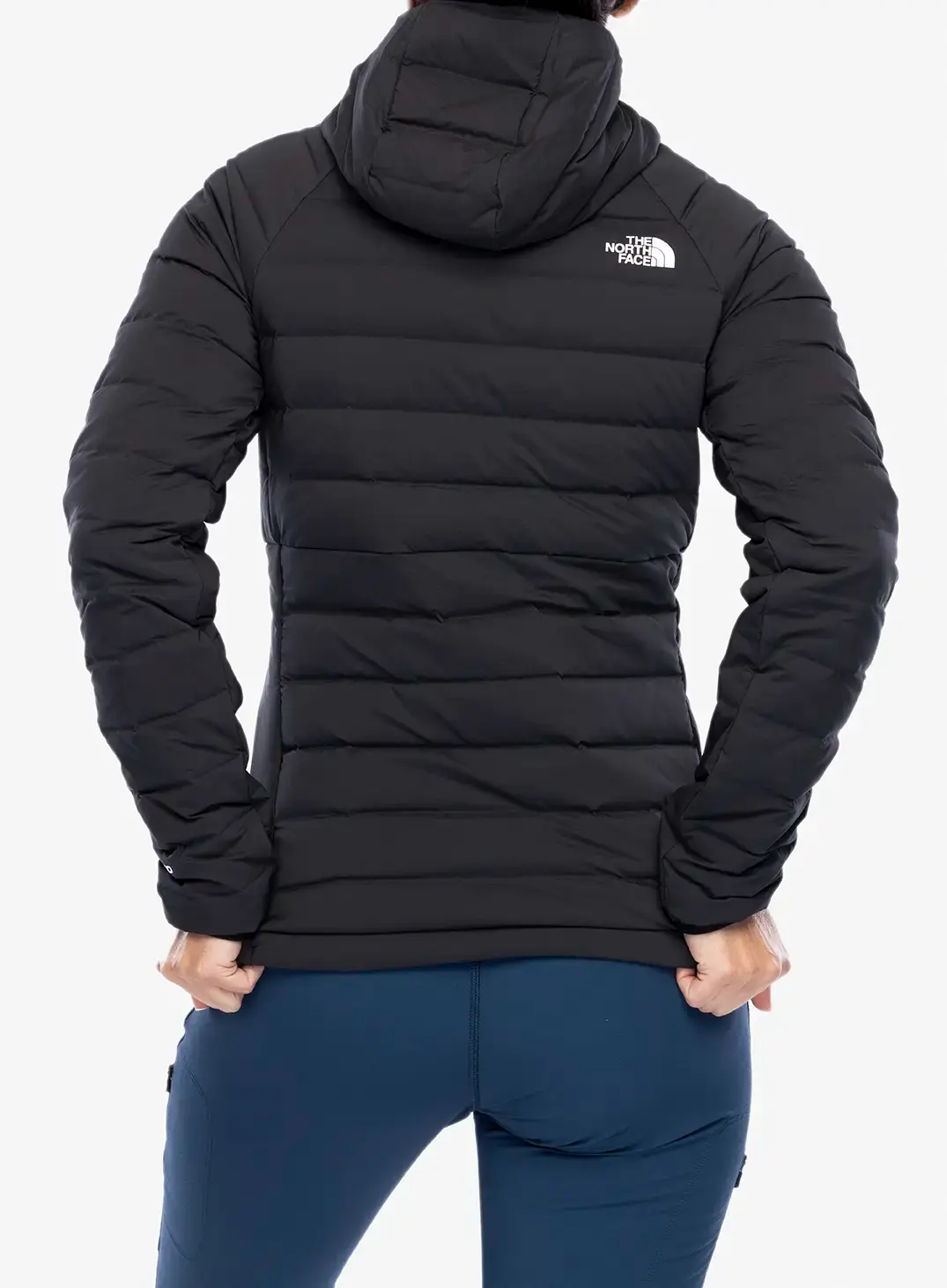 Ženska perjana jakna The North Face Belleview Stretch Down Hoodie - tnf black