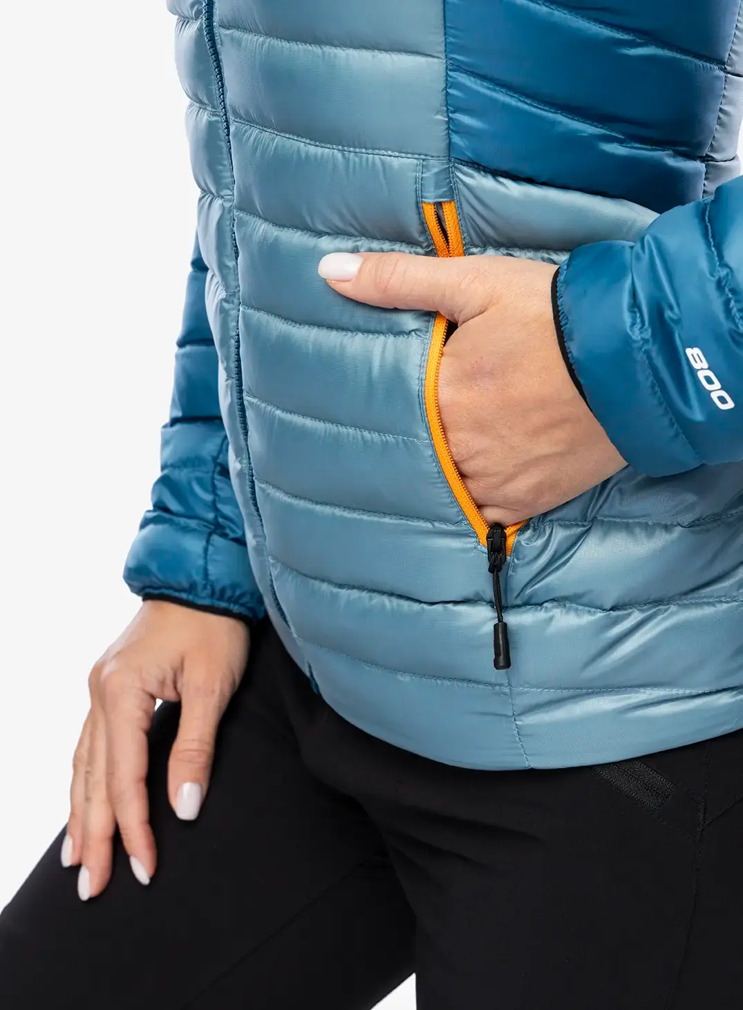 Ženska perjana jakna The North Face Bettaforca Lt Down Hoodie - algae blue/midnight petrol