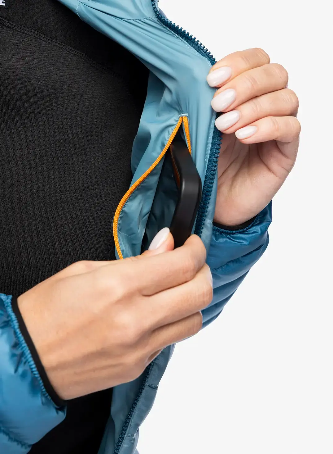 Ženska perjana jakna The North Face Bettaforca Lt Down Hoodie - algae blue/midnight petrol