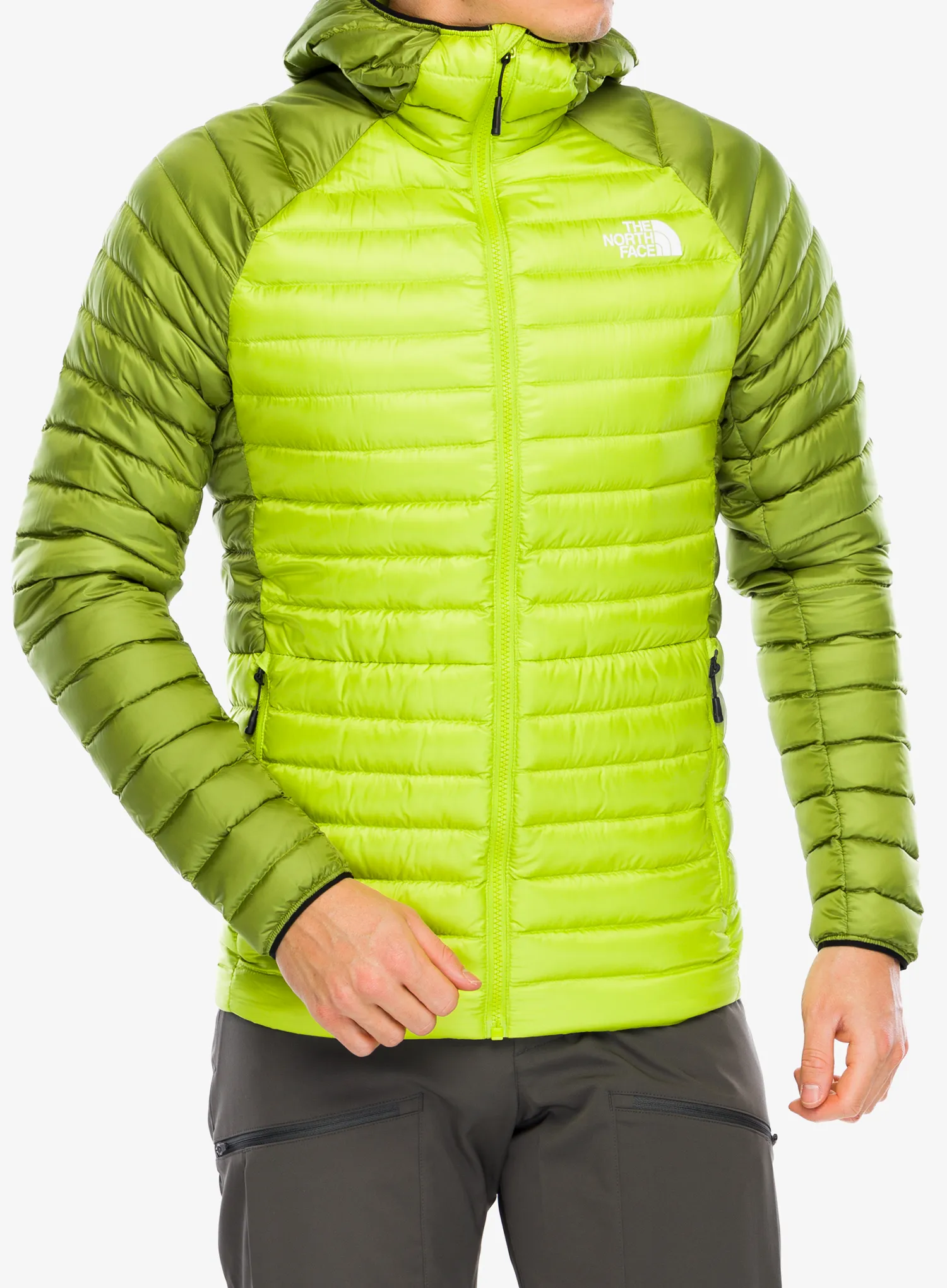 Pernata jakna The North Face Bettaforca Lt Down Hoodie - meadow grass/oak green