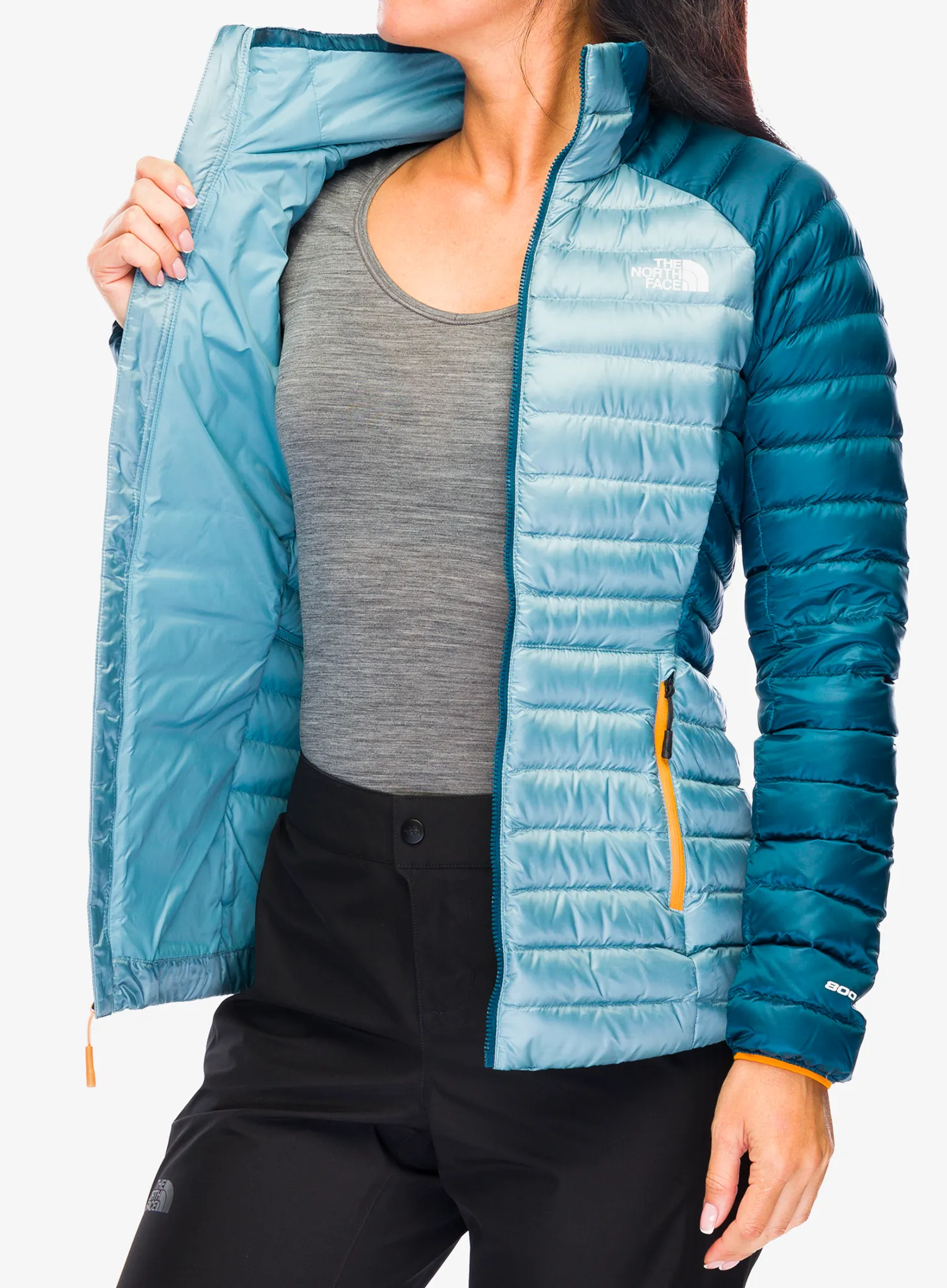 Ženska perjana jakna The North Face Bettaforca Lt Down Jacket - algae blue/midnight petrol