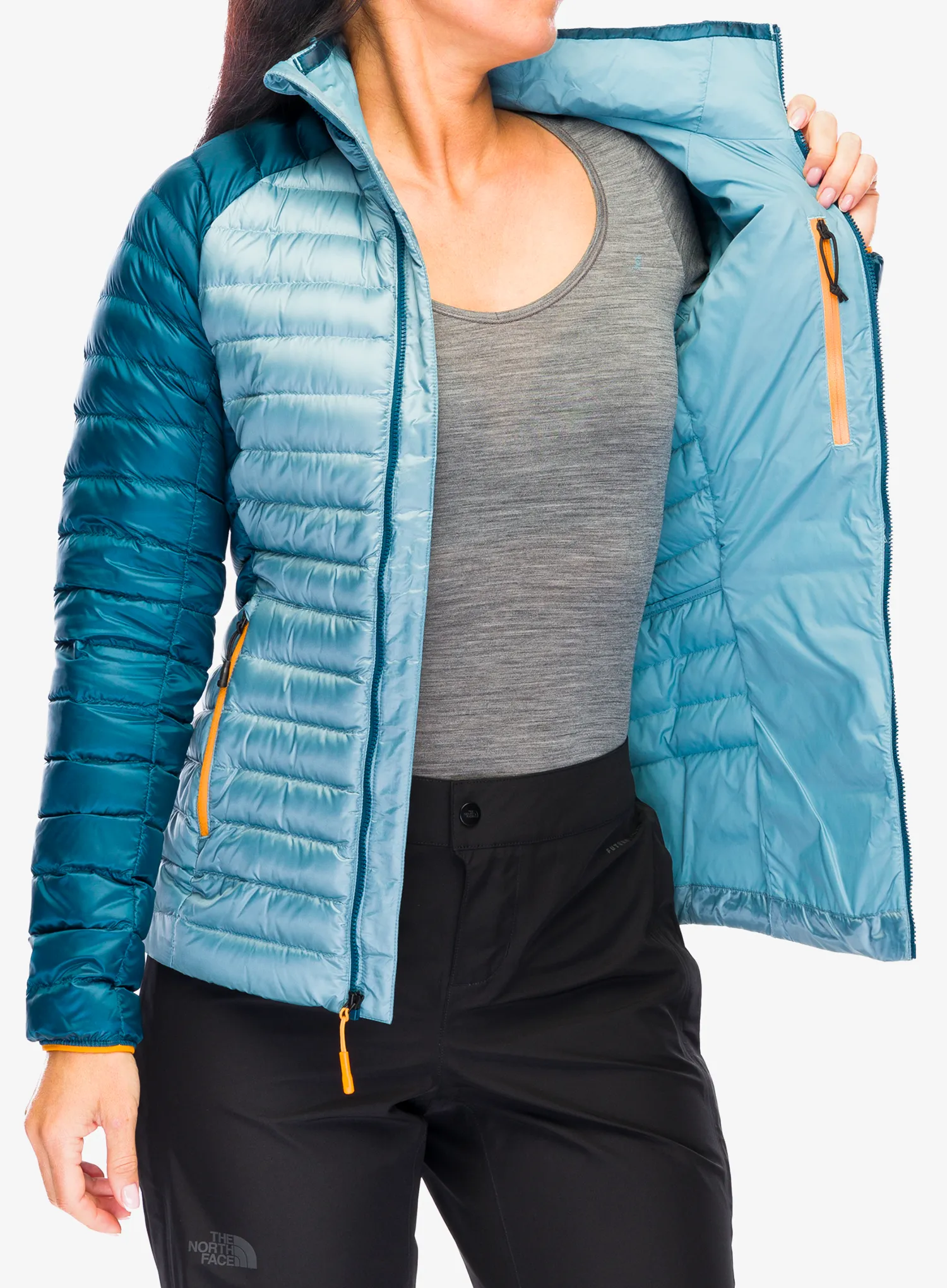 Ženska perjana jakna The North Face Bettaforca Lt Down Jacket - algae blue/midnight petrol