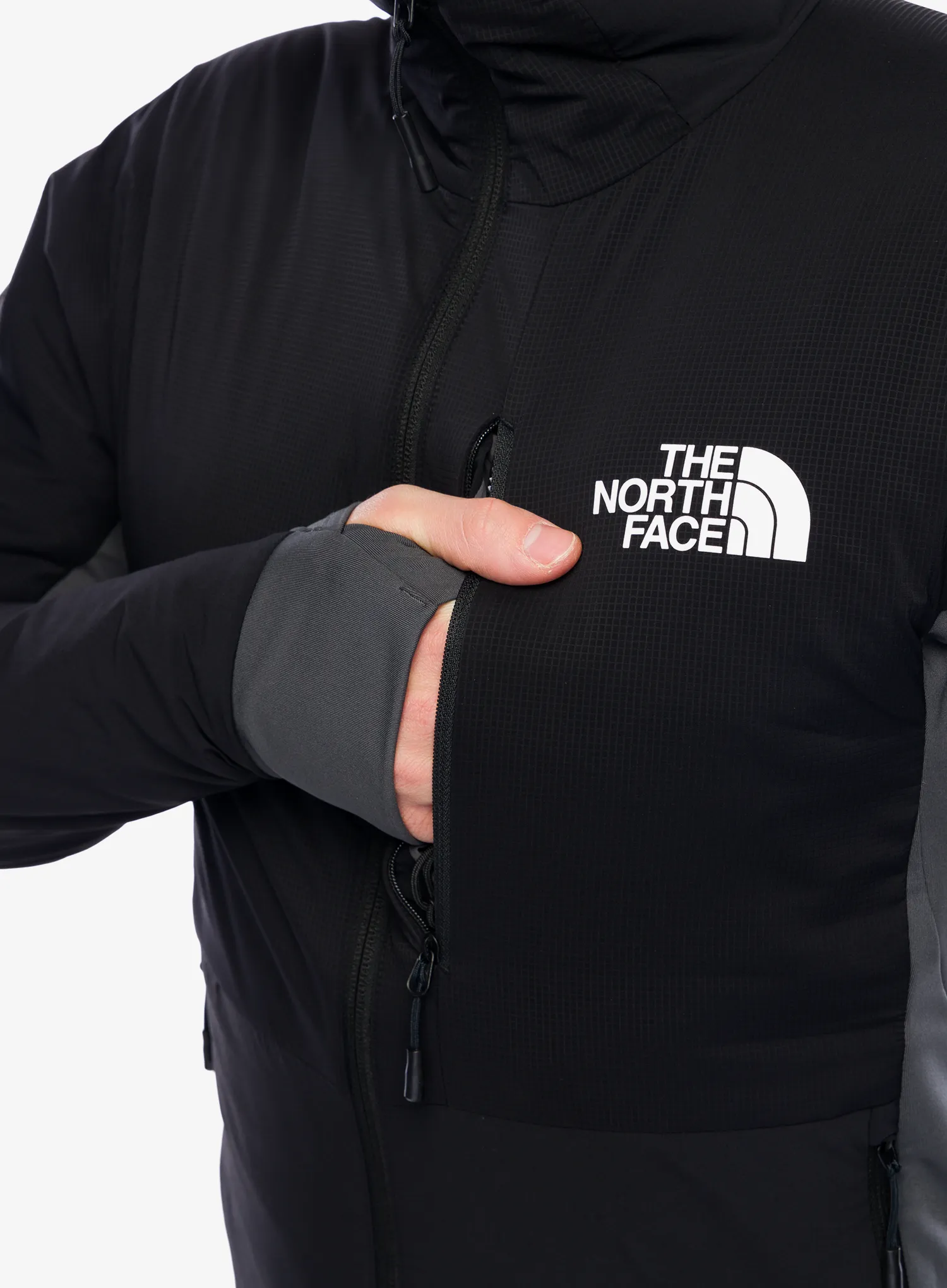 Hibridna jakna The North Face Binntal Hybrid Ventrix Jacket - blk/blk/anthracite grey