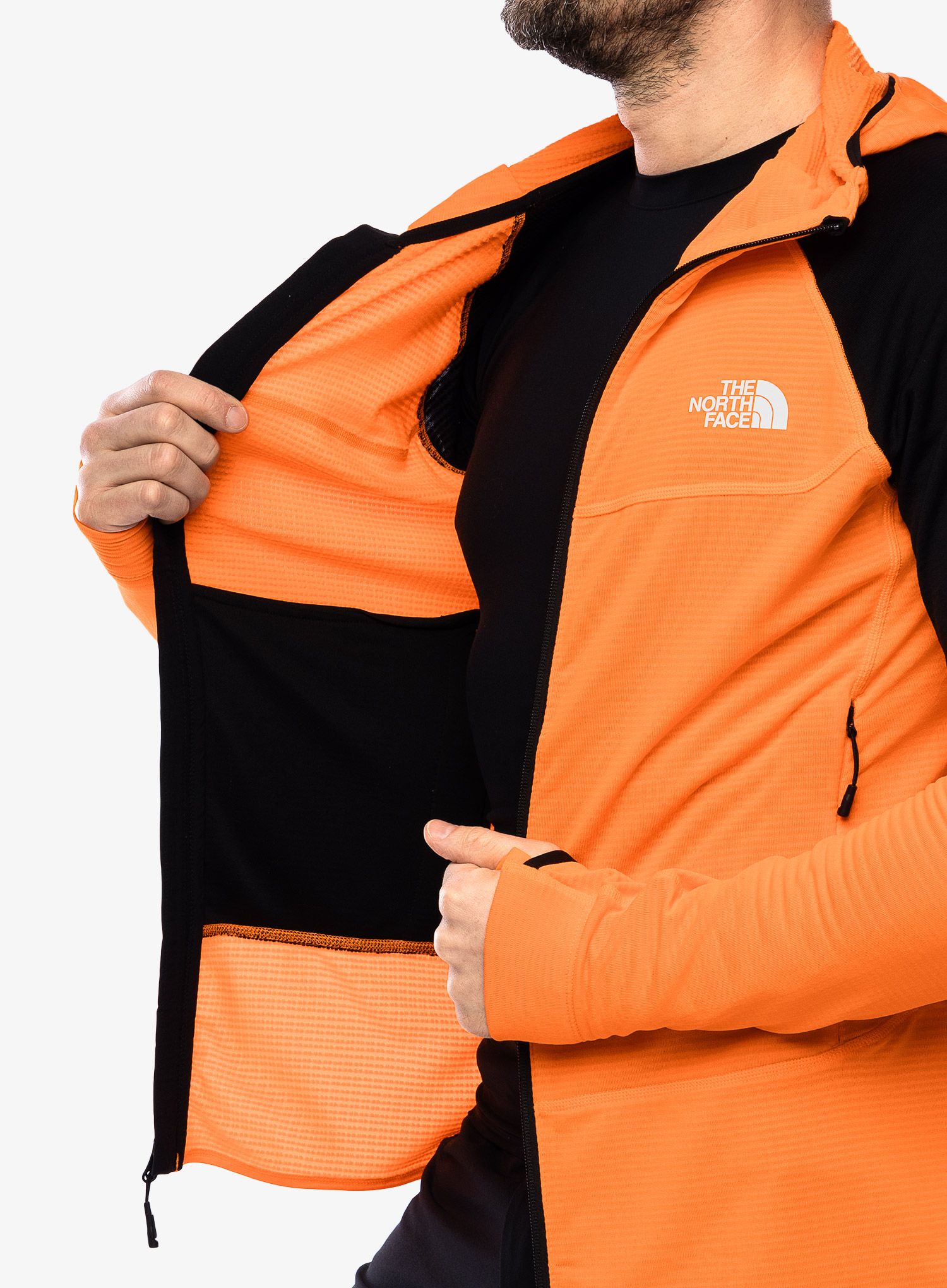 Trekking dukserica The North Face Bolt Polartec Hoodie - orange/black