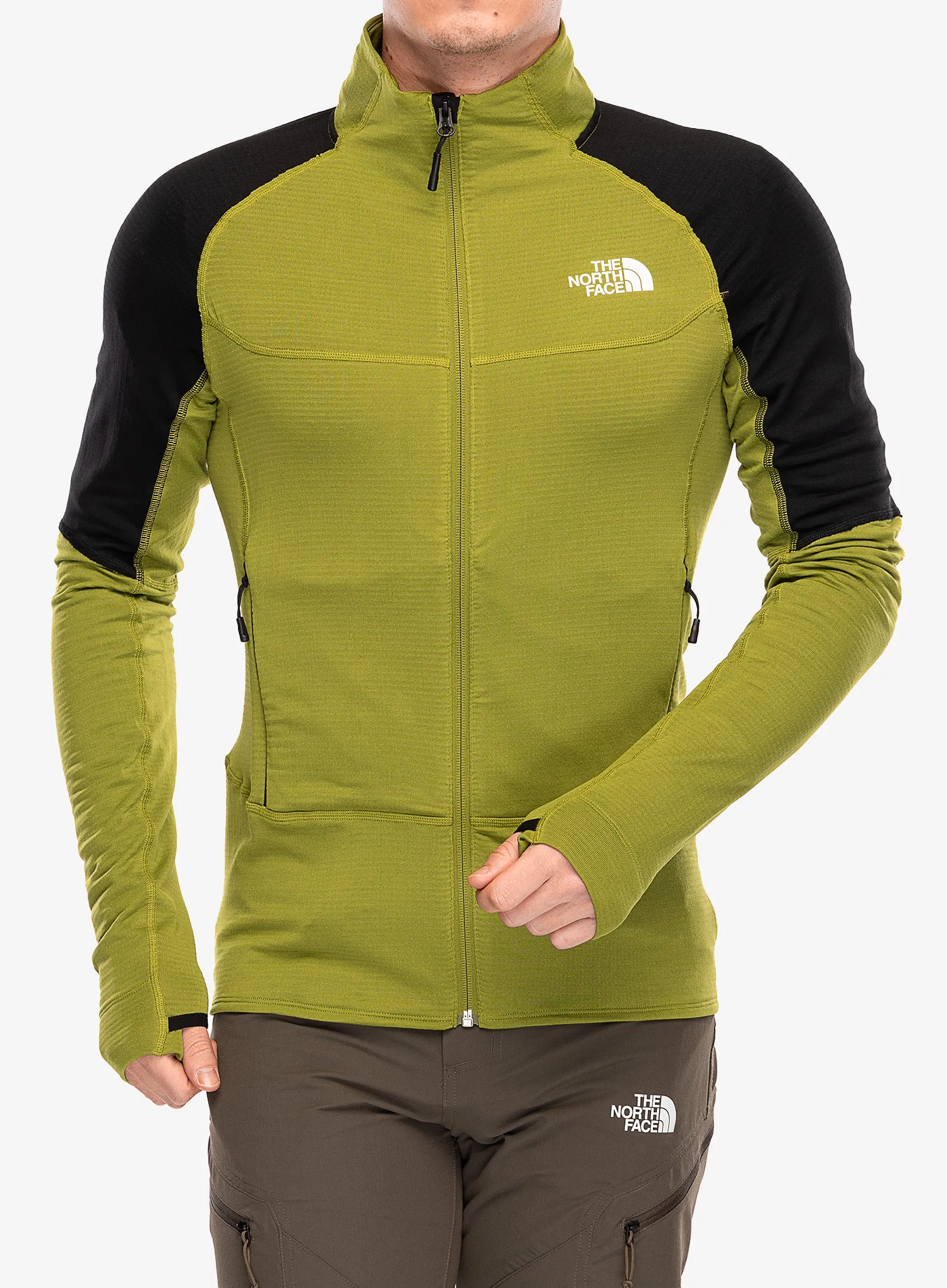 Dukserica od flisa The North Face Bolt Polartec Jacket - oak green/tnf black