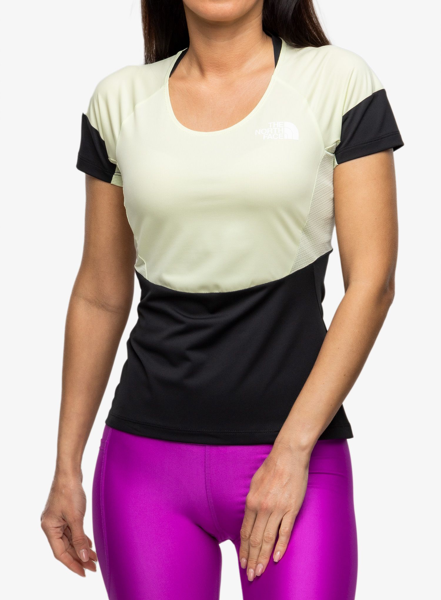 Ženska penjačka majica The North Face Bolt Tech Tee - lime/black