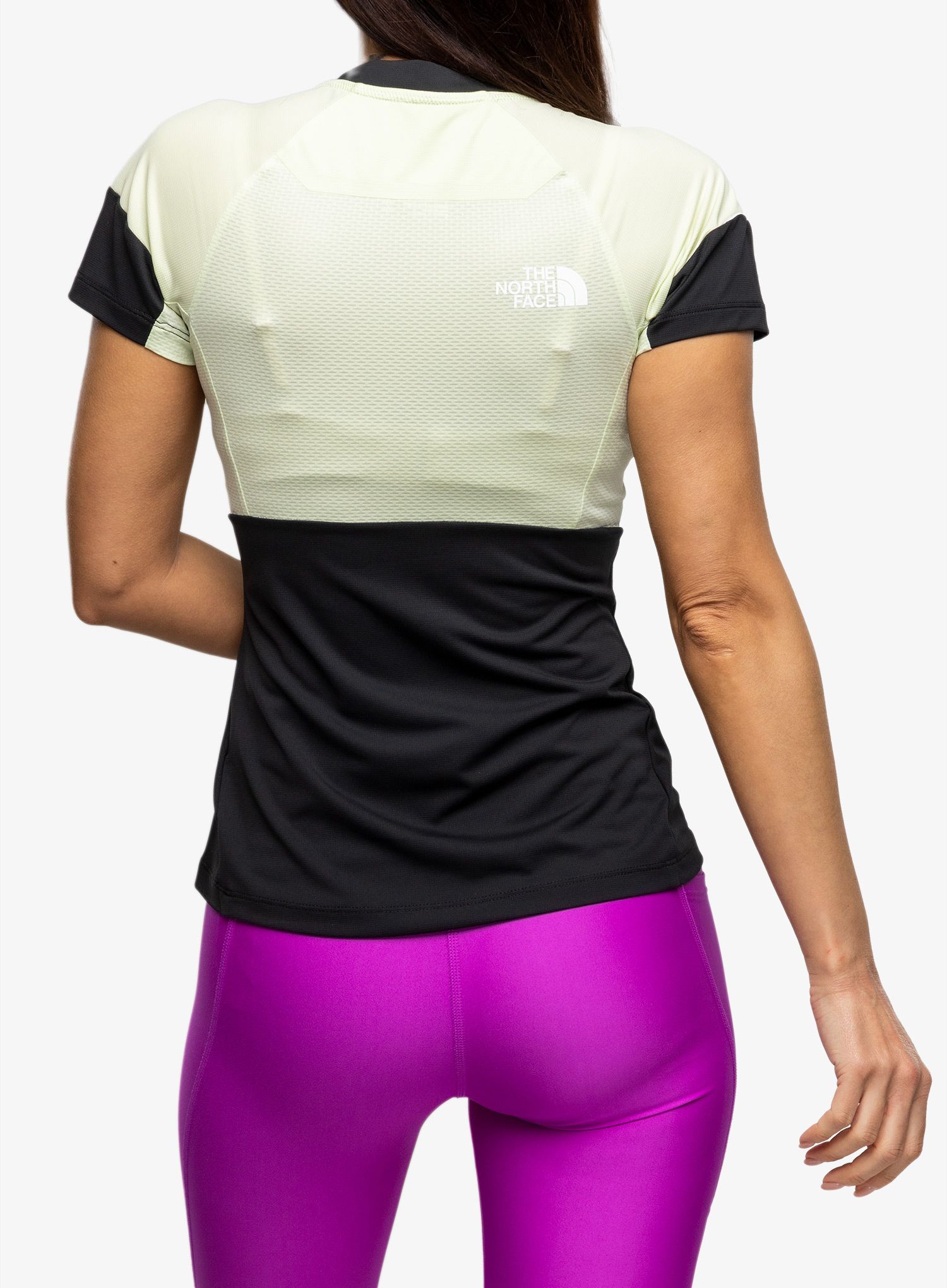 Ženska penjačka majica The North Face Bolt Tech Tee - lime/black