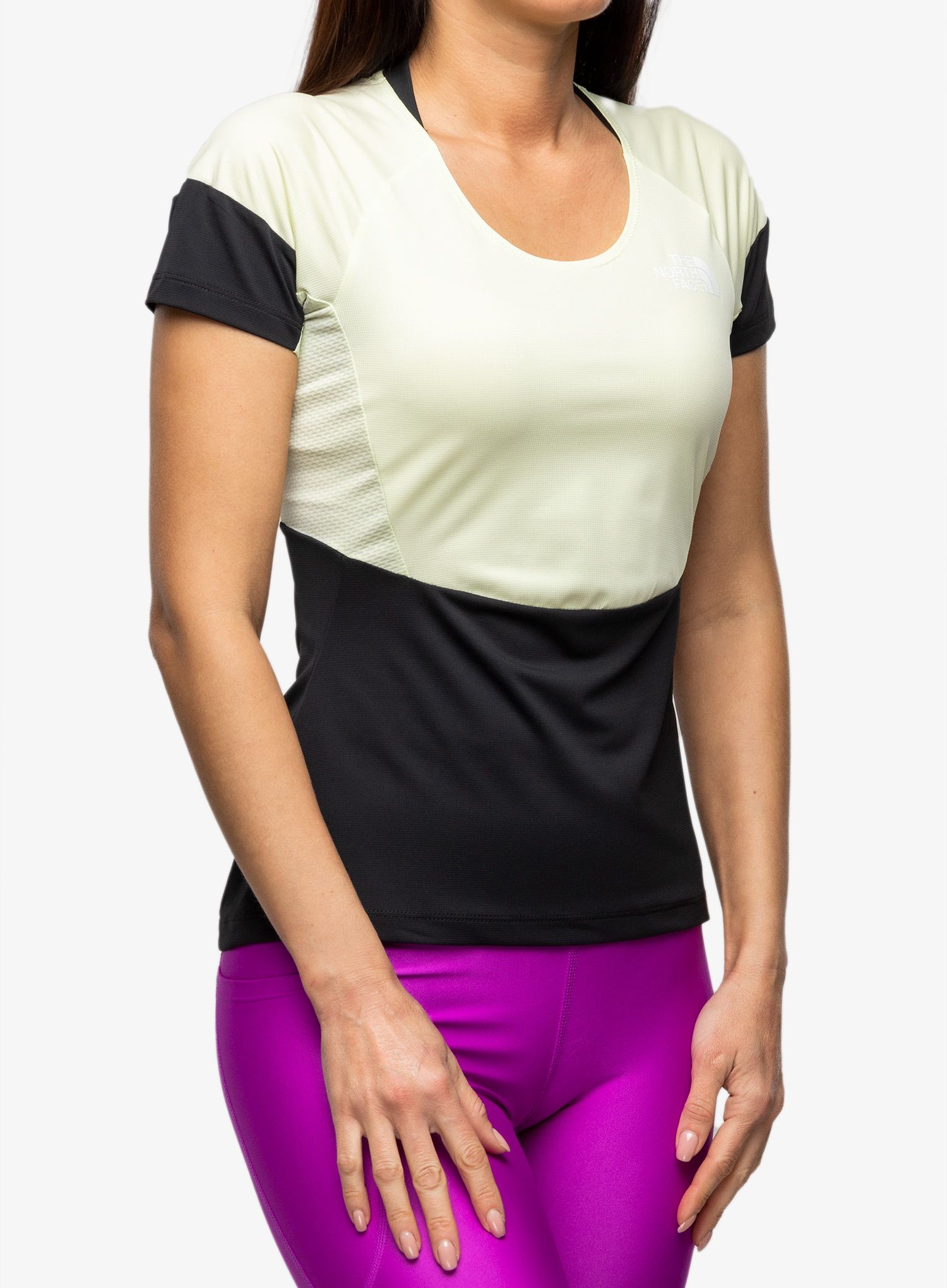 Ženska penjačka majica The North Face Bolt Tech Tee - lime/black