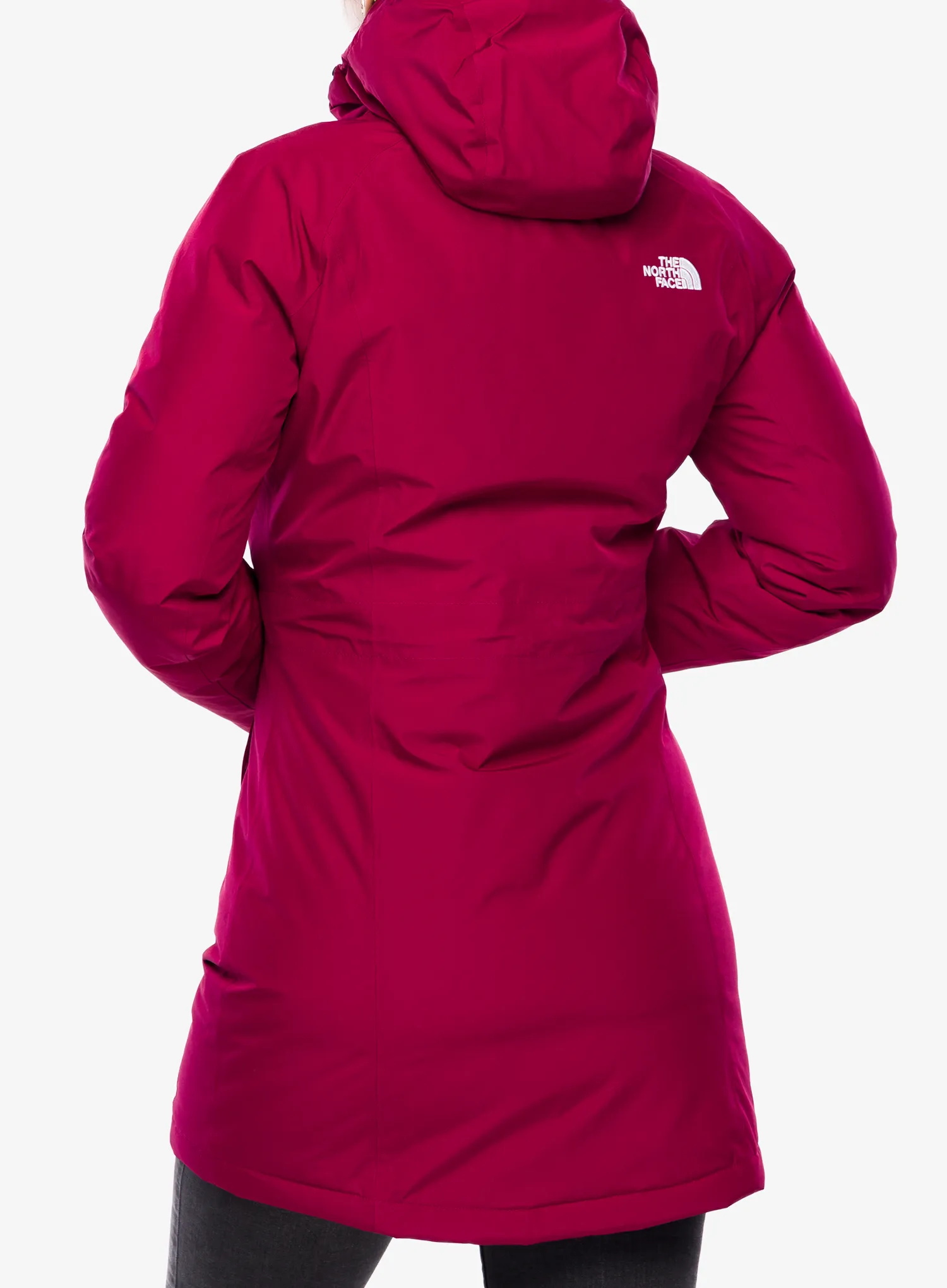 Ženski kaput The North Face Brooklyn Parka - beetroot