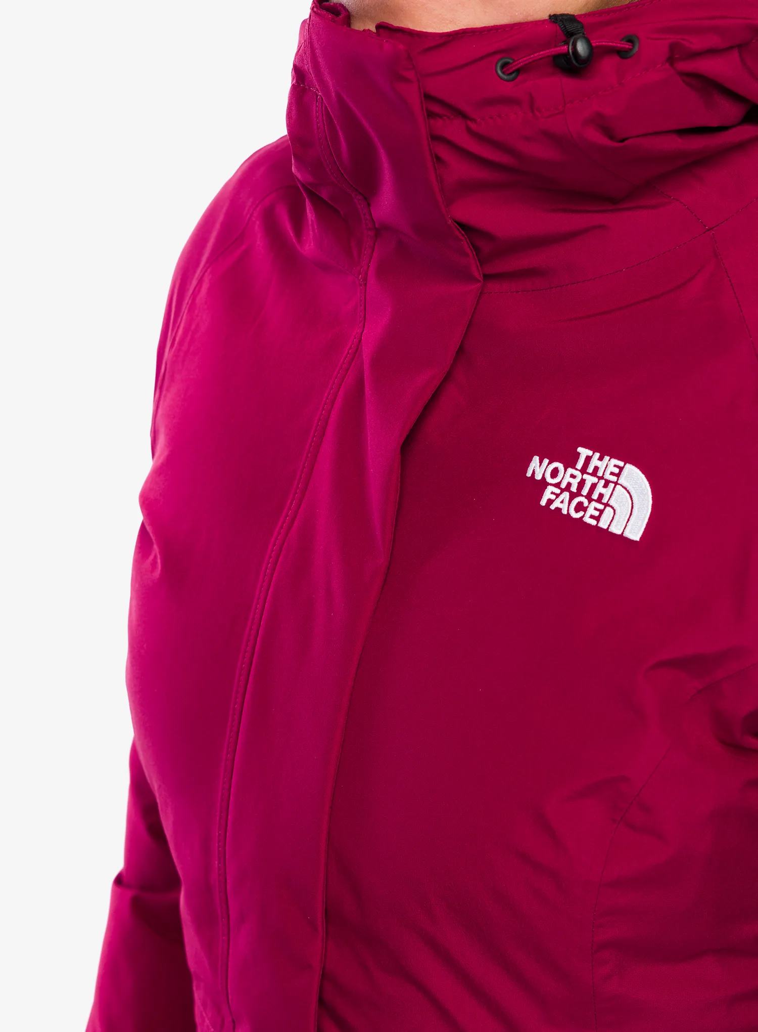 Ženski kaput The North Face Brooklyn Parka - beetroot