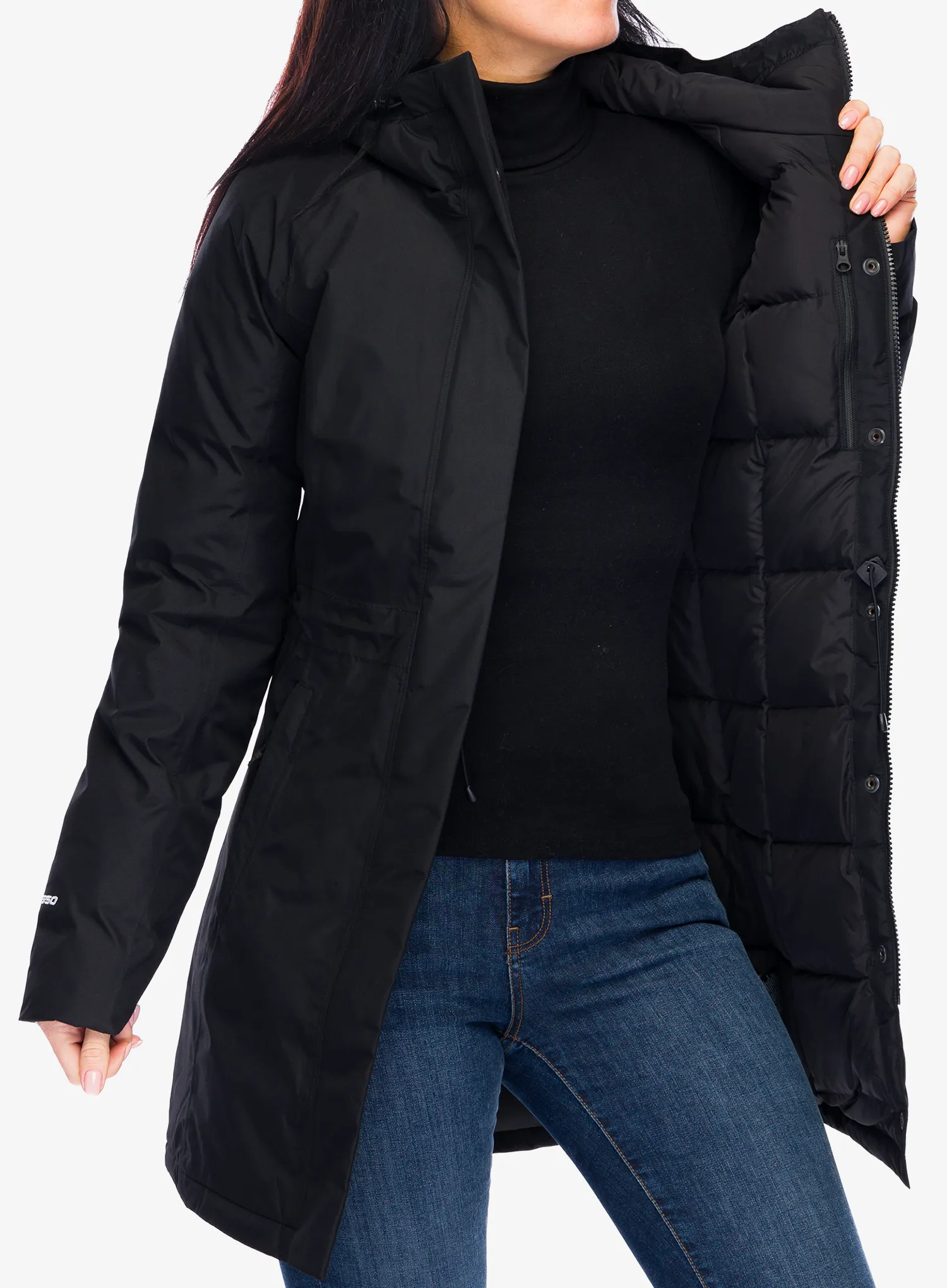 Ženski kaput The North Face Brooklyn Parka - tnf black