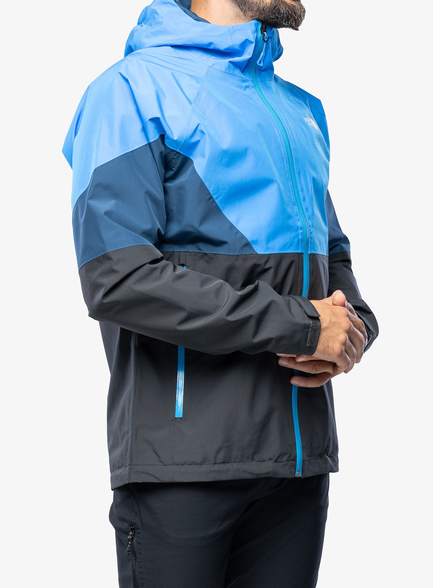 Kišna jakna The North Face Lightning Jacket - grey/optic blue