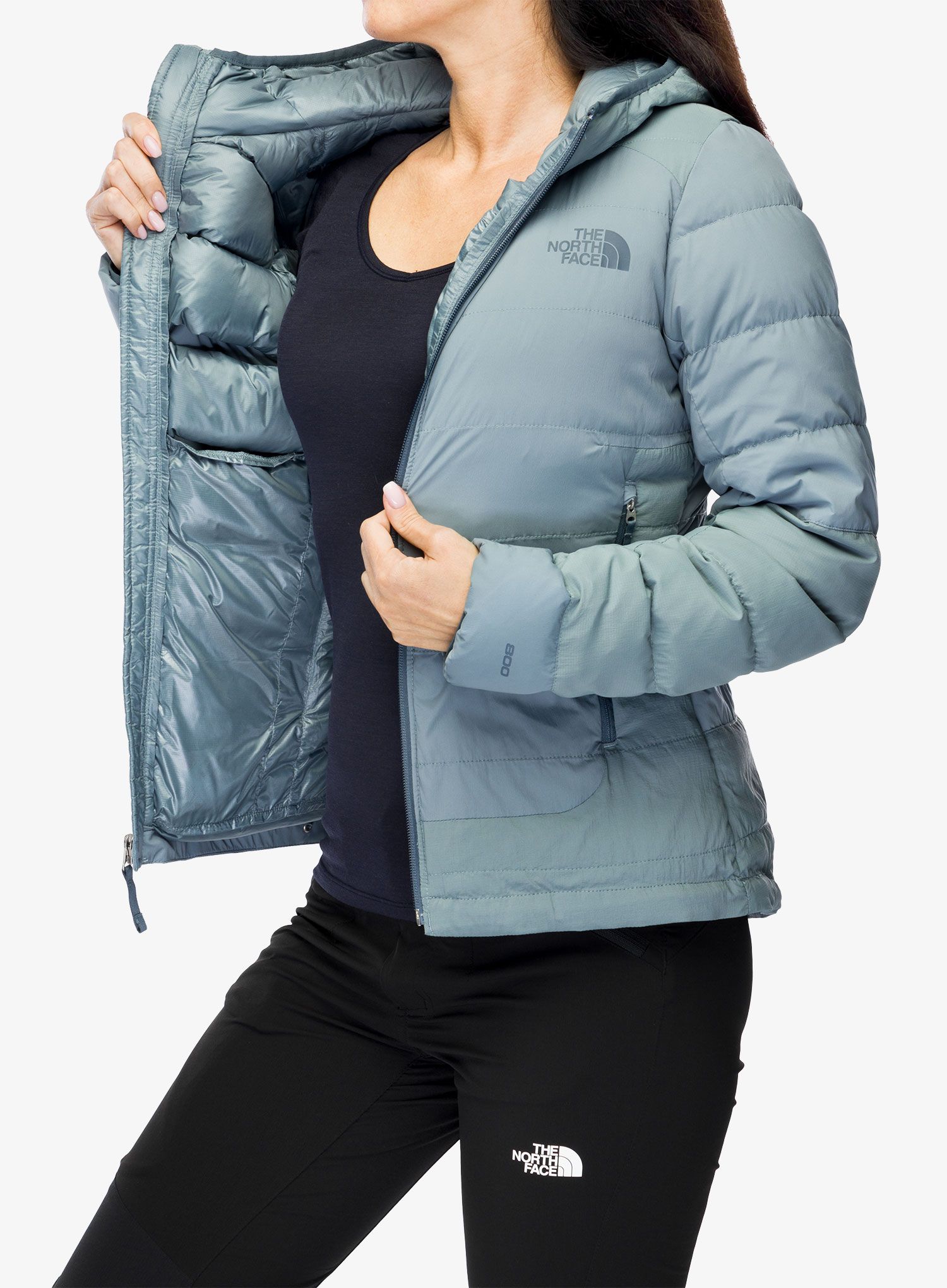 Ženska jakna The North Face Castleview 50/50 Down Jacket - goblin blue