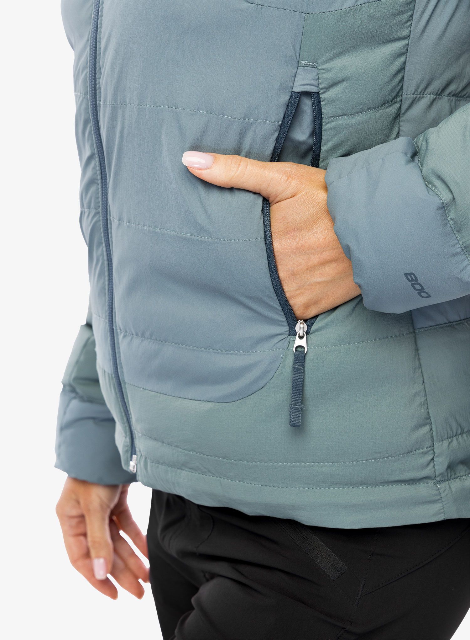 Ženska jakna The North Face Castleview 50/50 Down Jacket - goblin blue