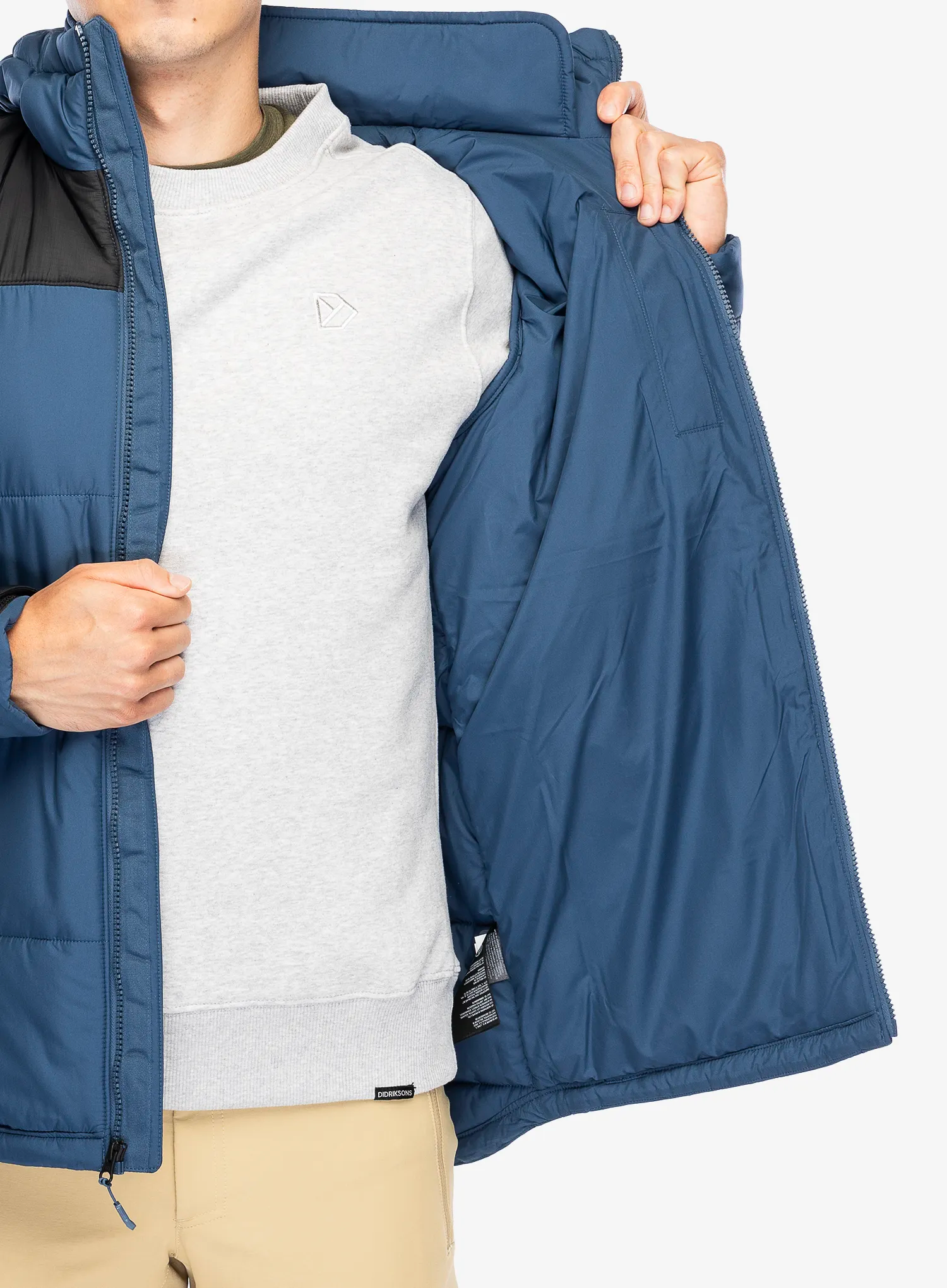 Jakna s postavom The North Face Circular Diablo Jacket - tnf black/shady blue