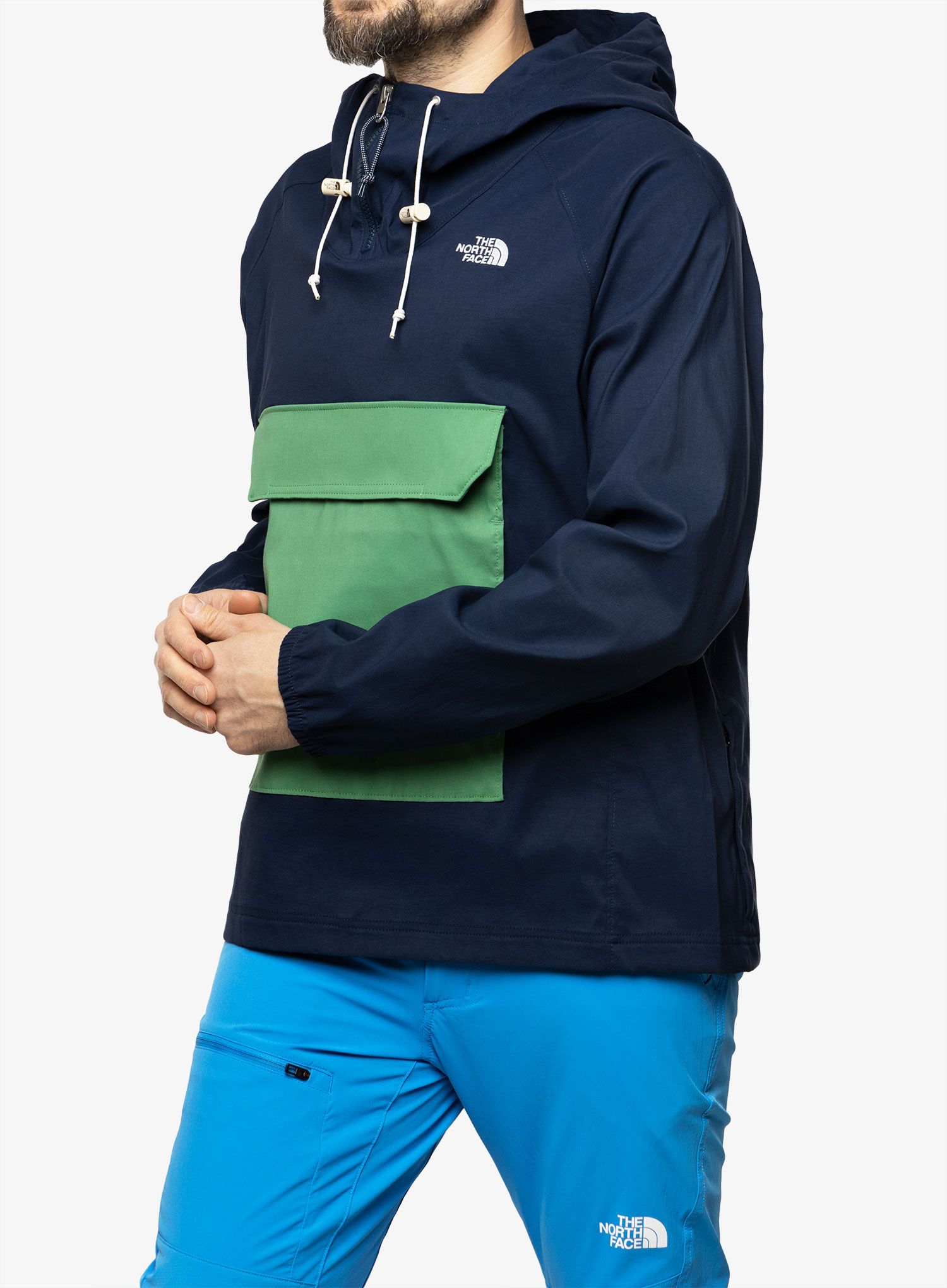 Vjetrovka The North Face Class V Pullover - navy/deep grass