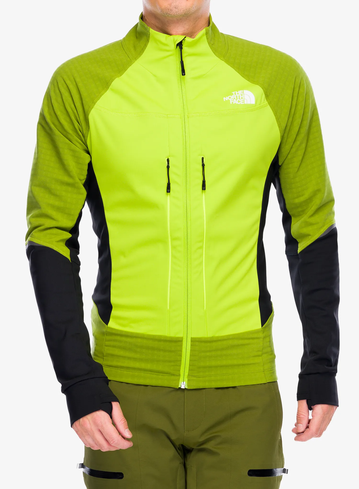 Softshell jakna The North Face Cordata Softshell FZ - meadow grass/oak green