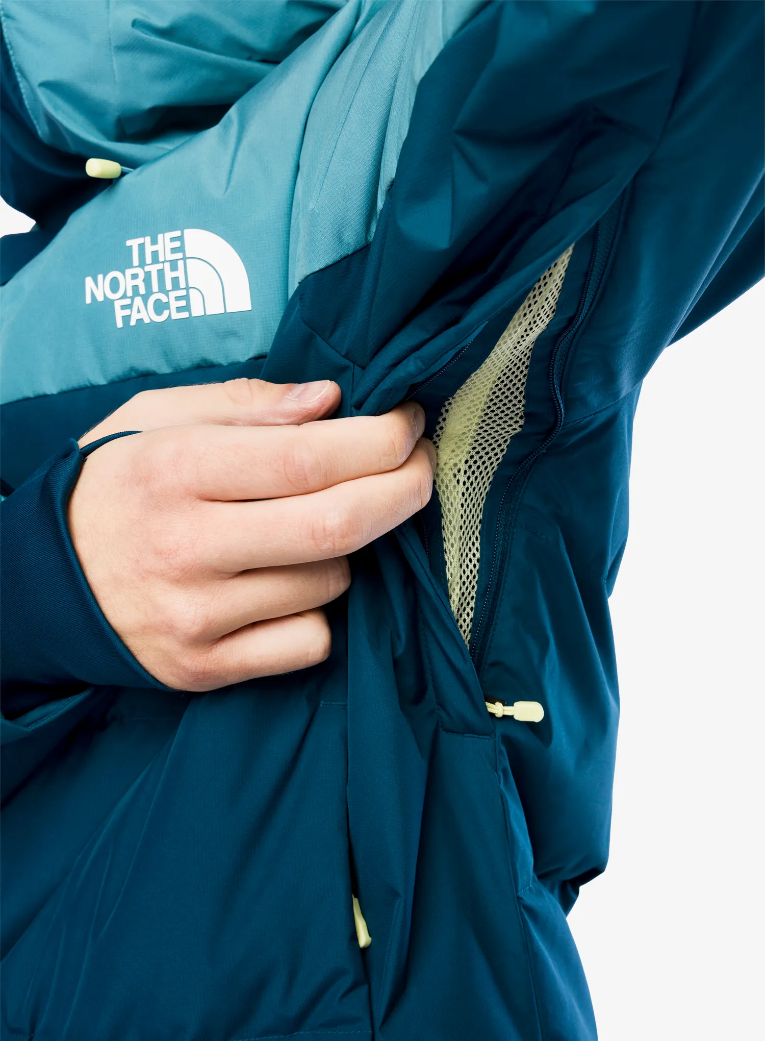 Skijaška jakna The North Face Corefire Down Windstopper Jacket - midnight petrol/algae blue