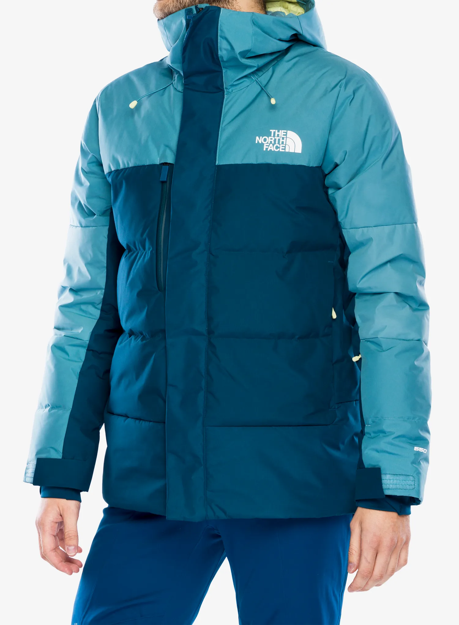 Skijaška jakna The North Face Corefire Down Windstopper Jacket - midnight petrol/algae blue