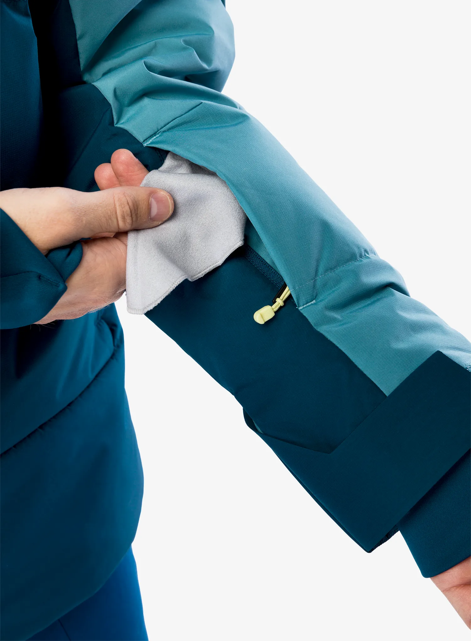 Skijaška jakna The North Face Corefire Down Windstopper Jacket - midnight petrol/algae blue