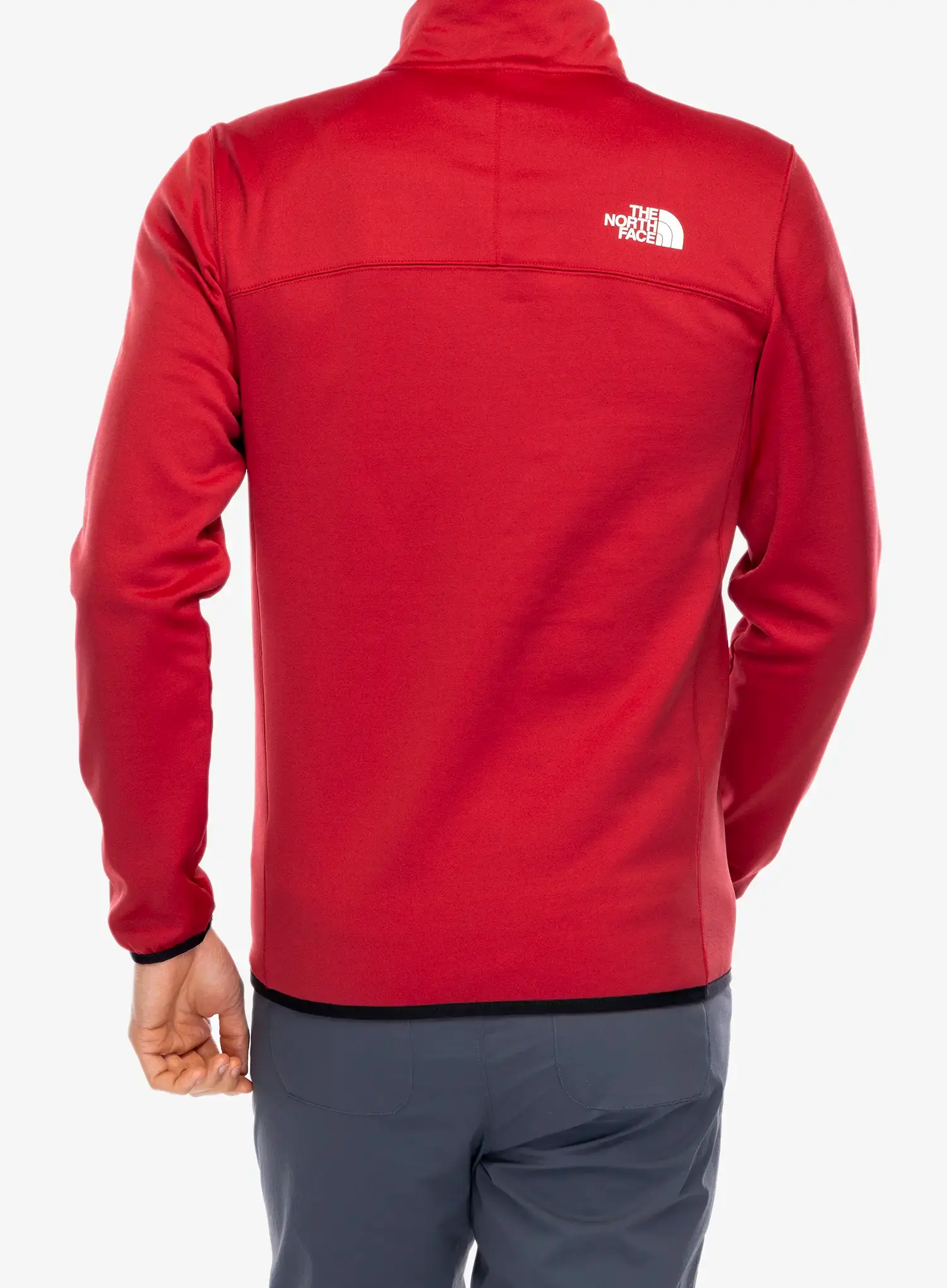 Jakna od flisa The North Face Crest FZ - garnet red/tnf black
