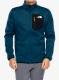 Jakna od flisa The North Face Crest FZ - midnight petrol/tnf black