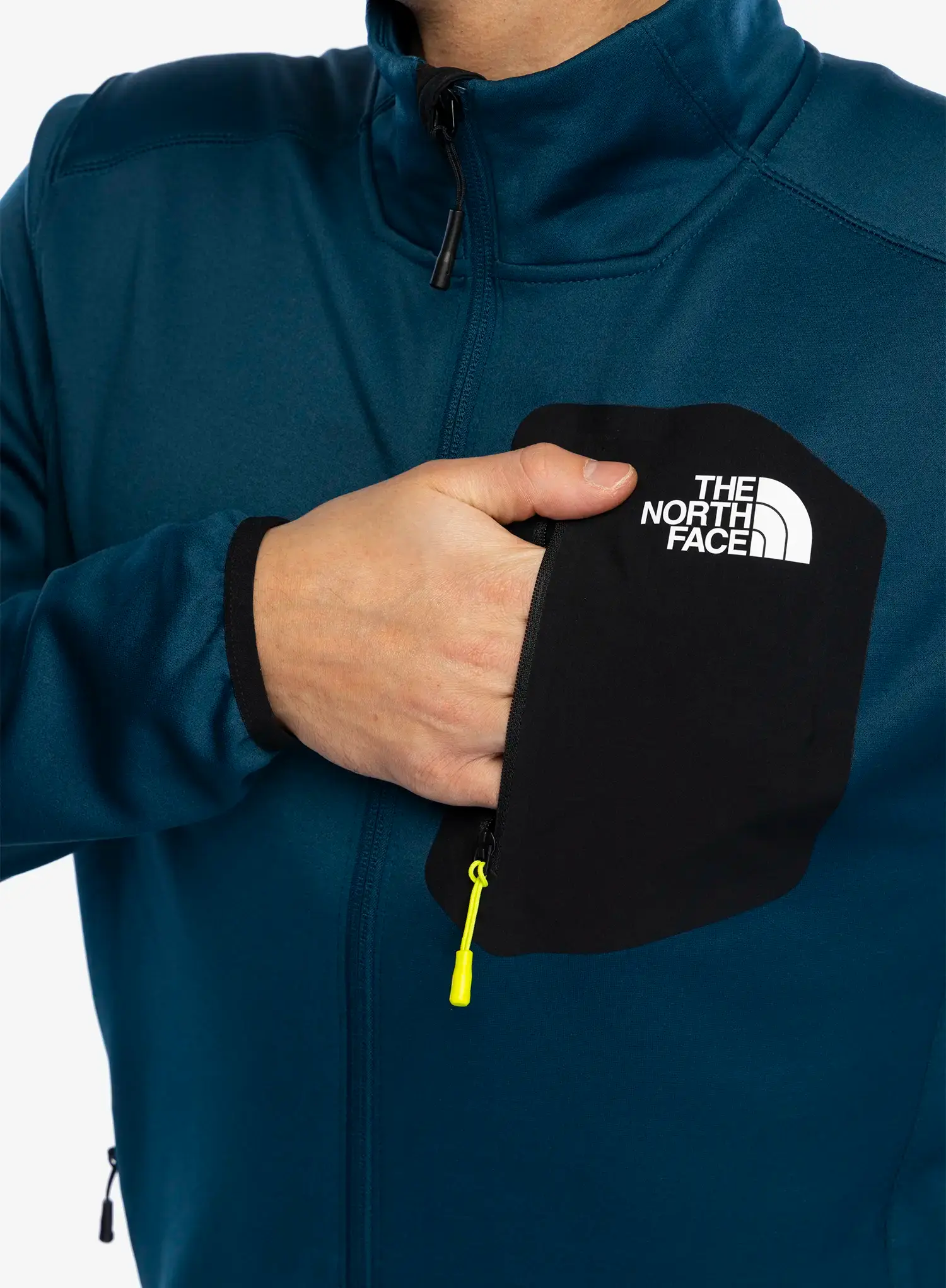 Jakna od flisa The North Face Crest FZ - midnight petrol/tnf black