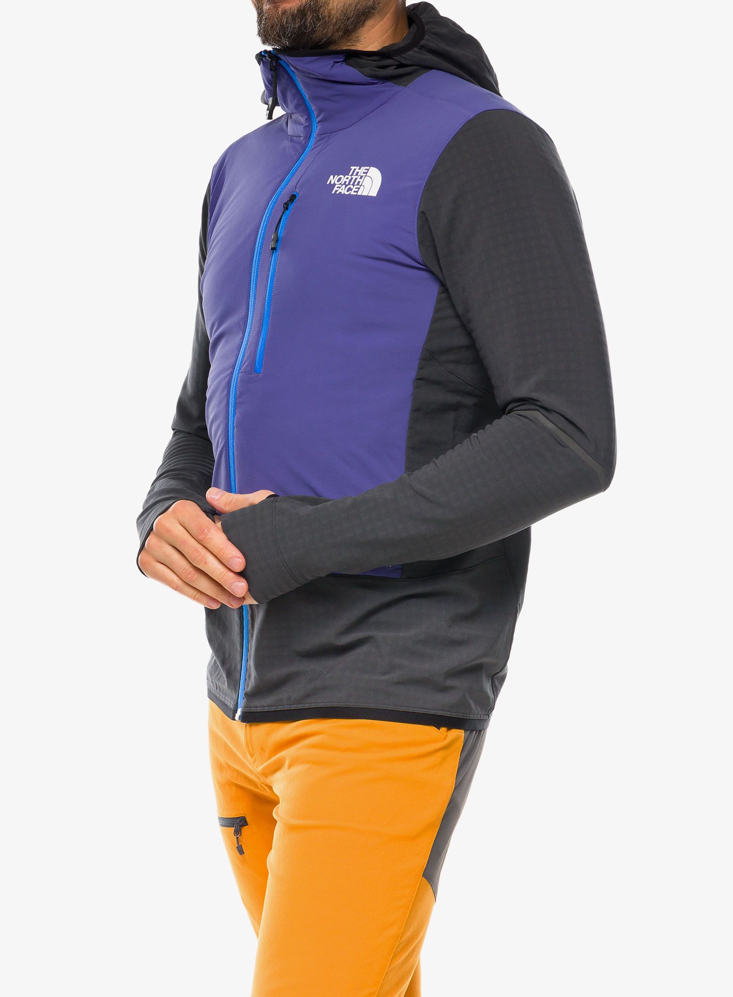 Jakna za turno skijanje The North Face Dawn Turn Hybrid Ventrix Midlayer - grey/cave blue