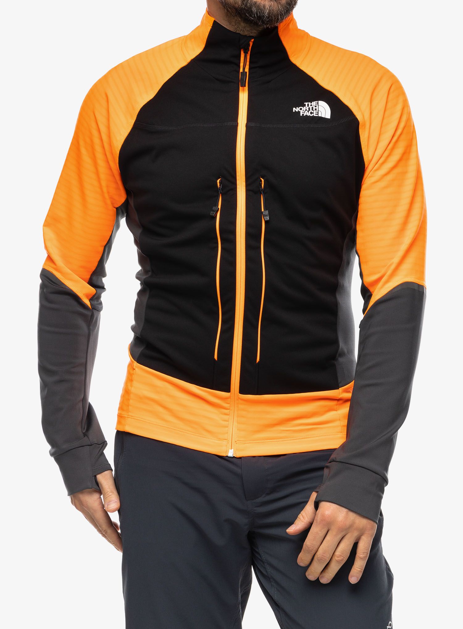 Jakna za turno skijanje The North Face Dawn Turn Softshell FZ - black/orange