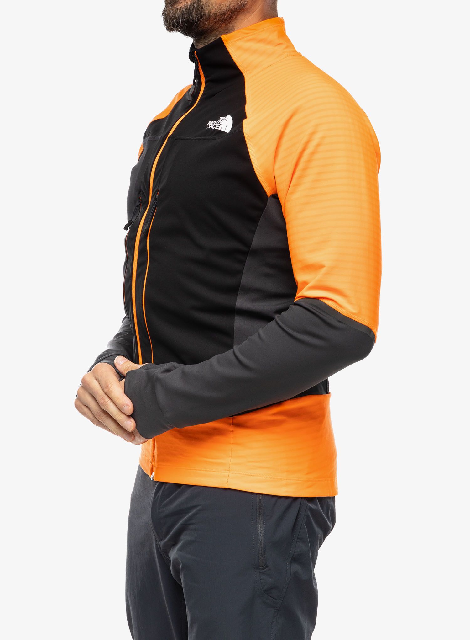 Jakna za turno skijanje The North Face Dawn Turn Softshell FZ - black/orange