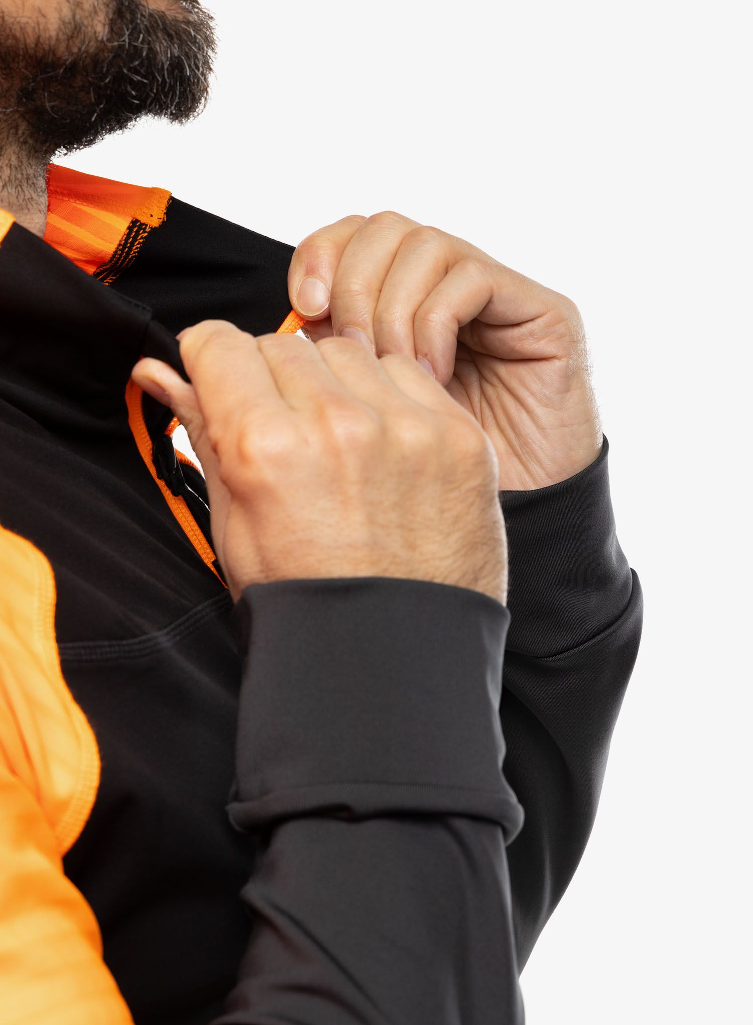 Jakna za turno skijanje The North Face Dawn Turn Softshell FZ - black/orange