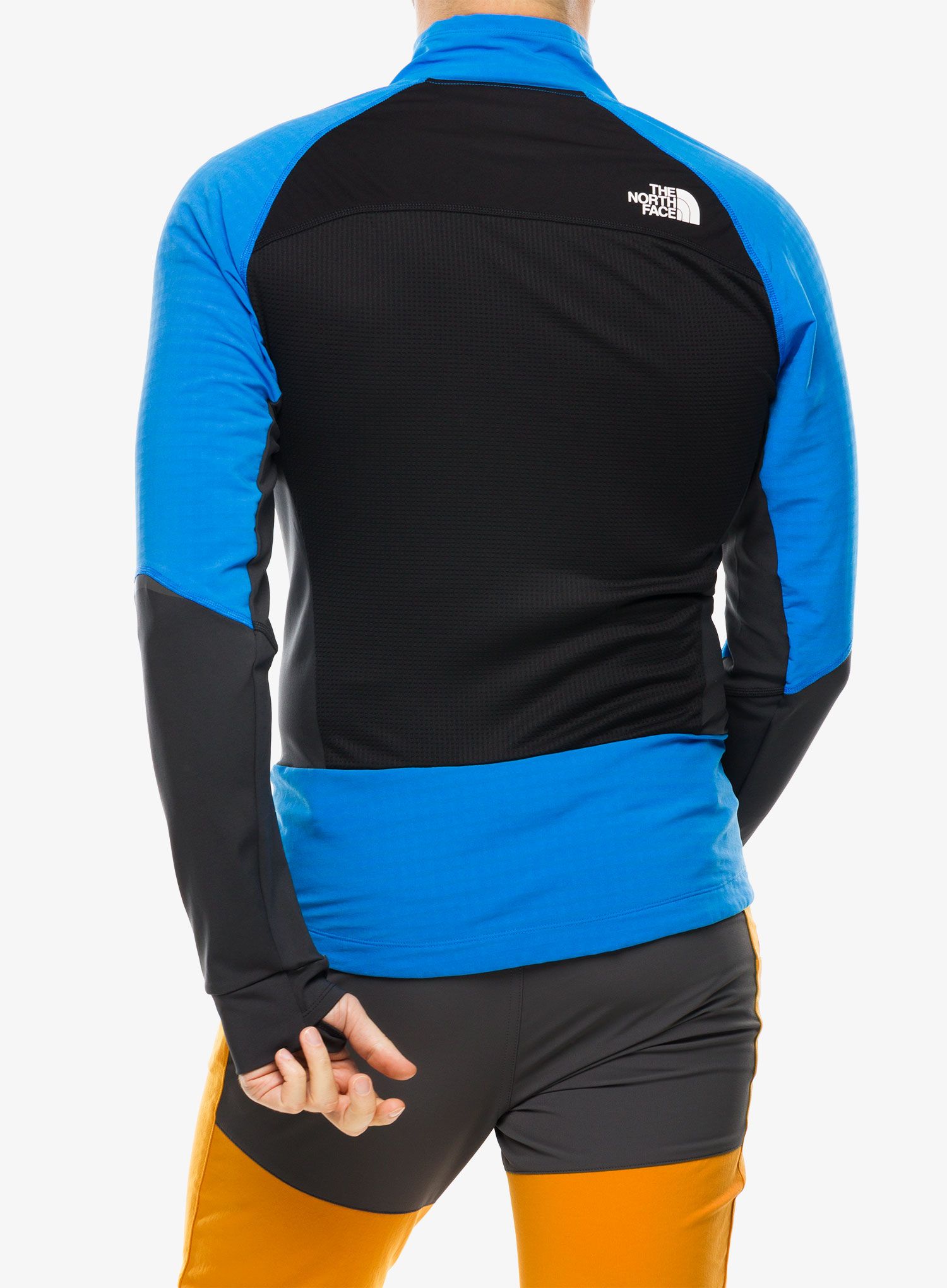 Jakna za turno skijanje The North Face Dawn Turn Softshell Fz - black/optic blue