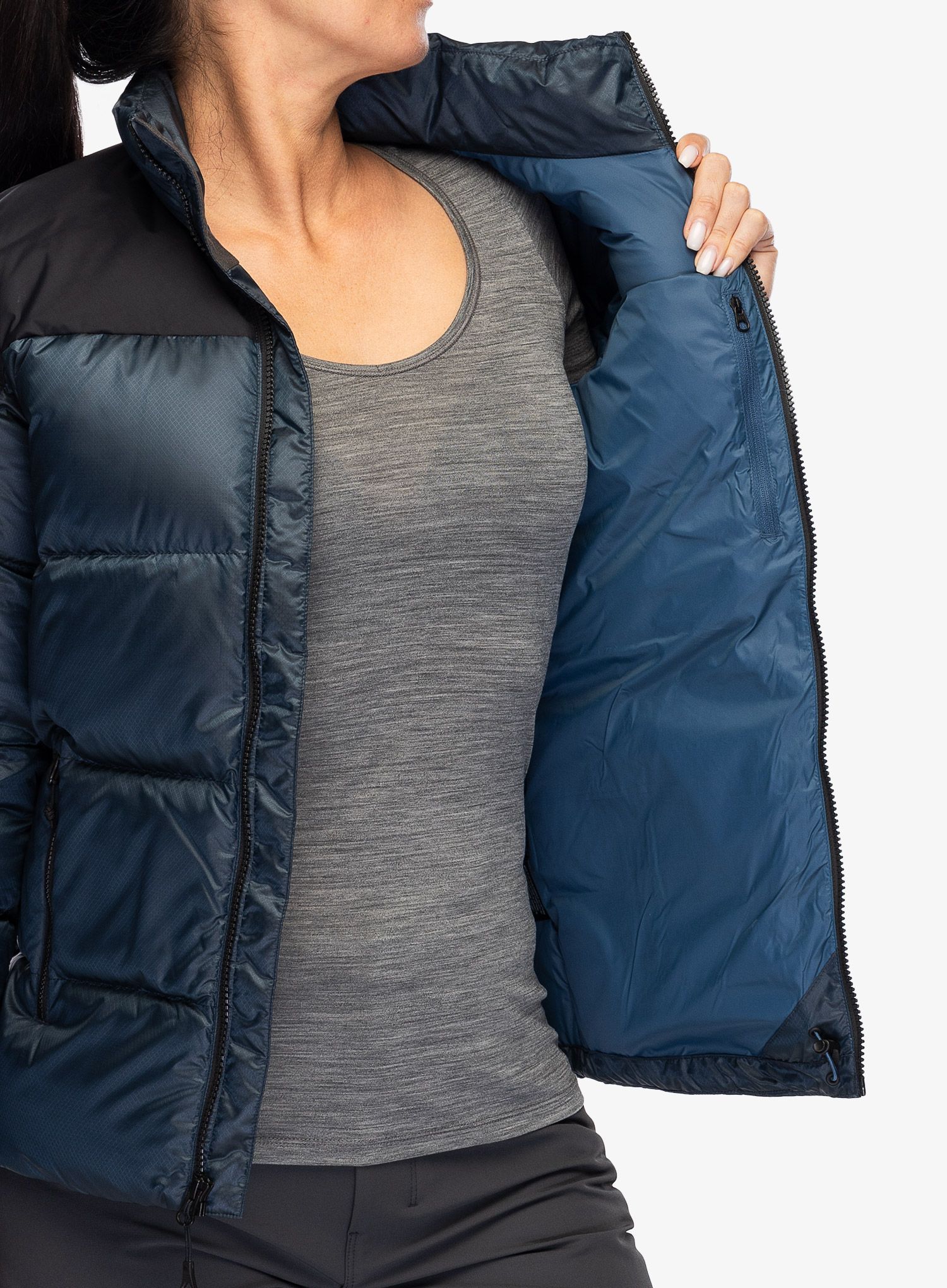 Ženska perjana jakna The North Face Diablo Down 2.0 Jacket - shady blue black heather
