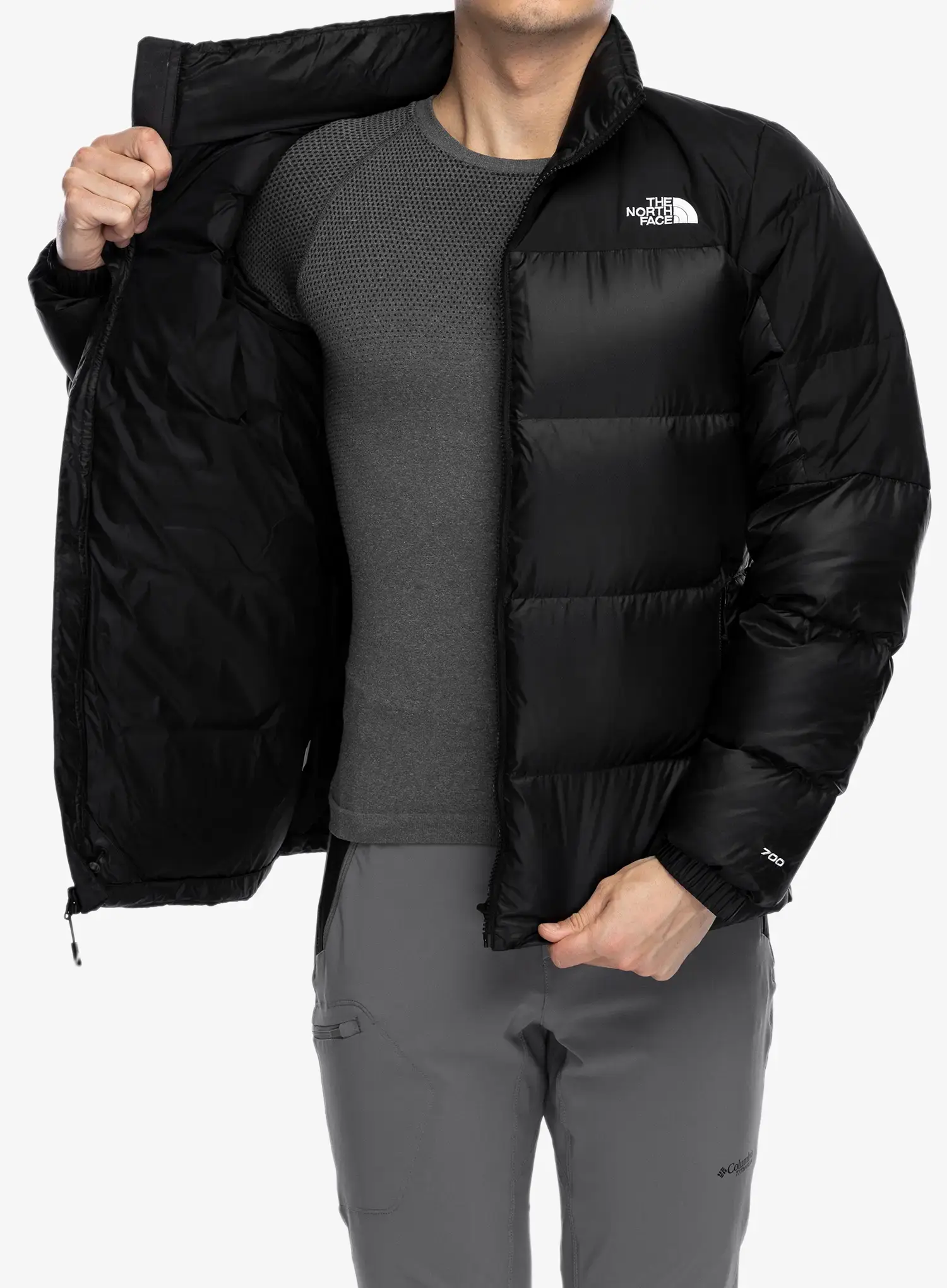 Pernata jakna The North Face Diablo Down 2.0 Jacket - tnf black heather/tnf black
