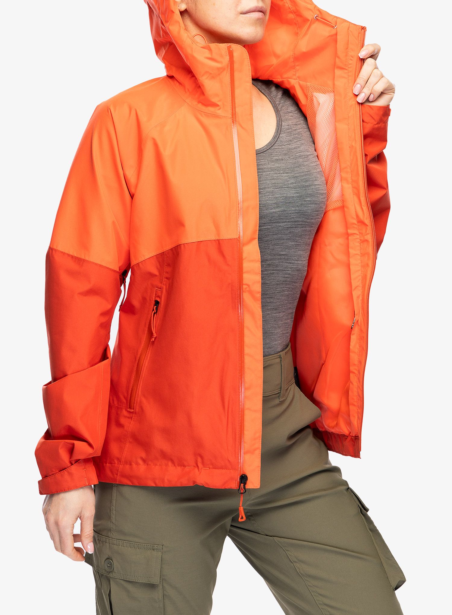 Ženska jakna The North Face Diablo Dynamic Zip-In Jacket - orange/auburn