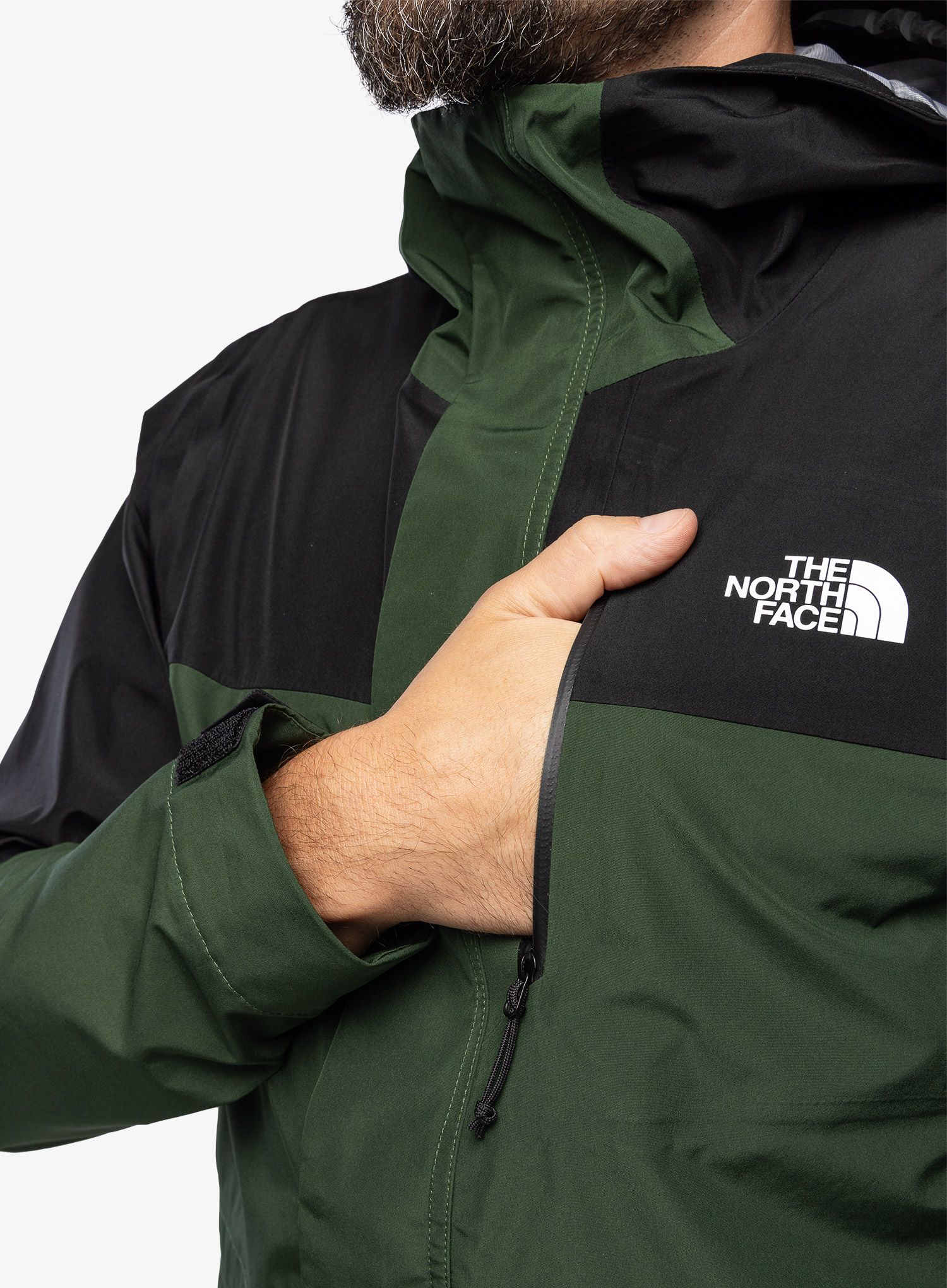 Kišna jakna The North Face Dryzzle All Weather Jkt FUTURELIGHT - pine/black