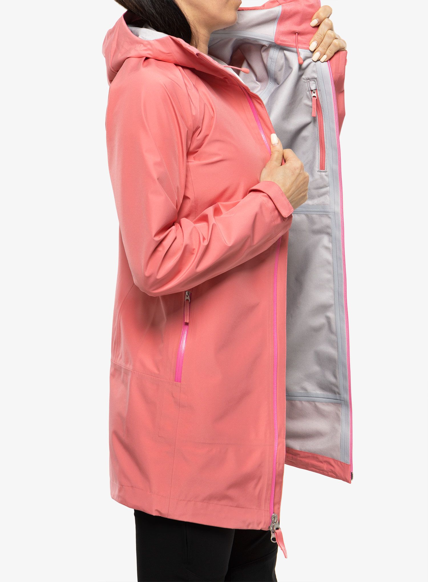Ženski kaput The North Face Dryzzle FUTURELIGHT Parka - cosmo pink