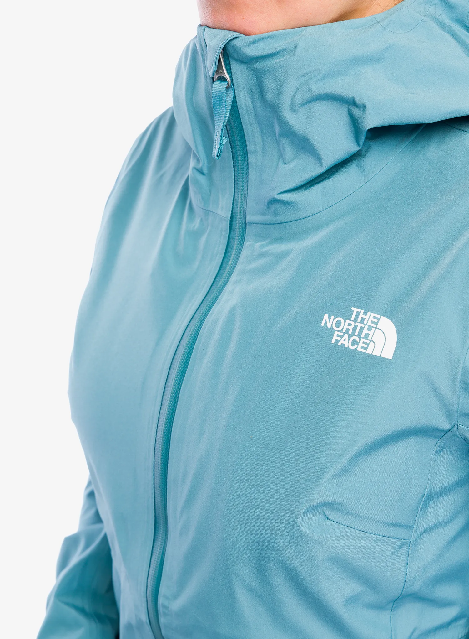 Ženska kišna jakna The North Face Dryzzle Futurelight Jacket - algae blue