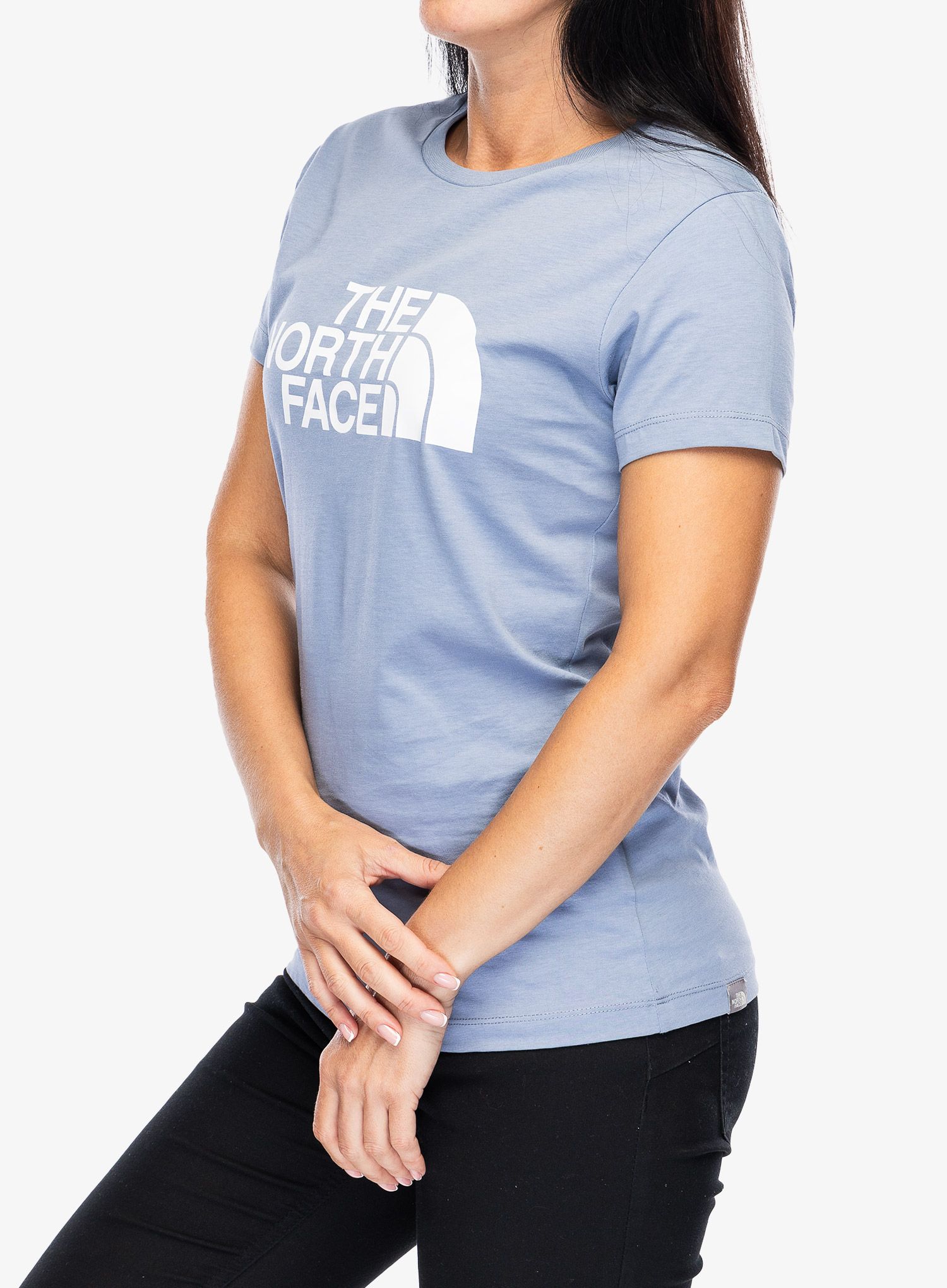 Ženska pamučna majica The North Face Easy Tee S/S - folk blue
