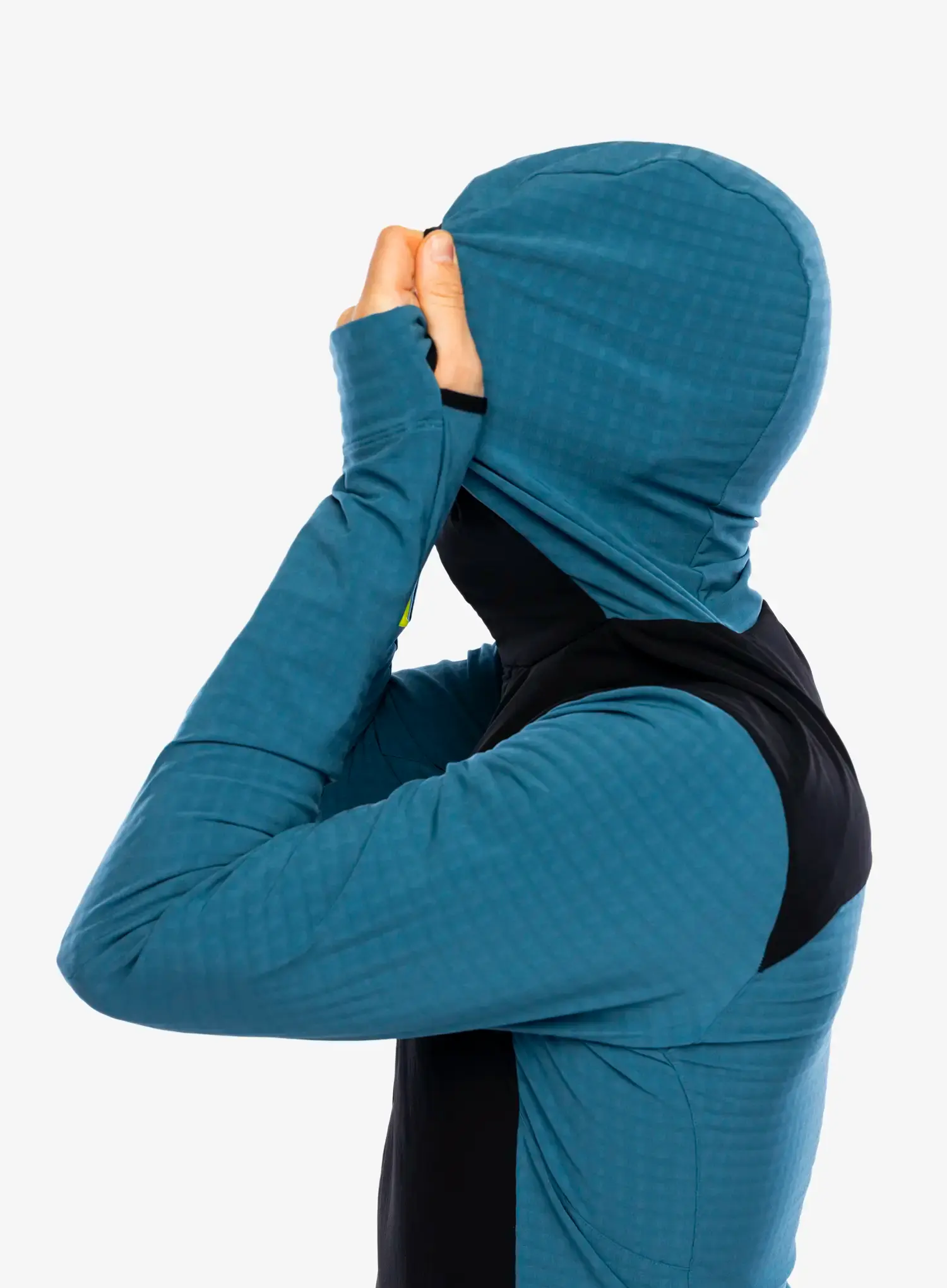 Hibridna jakna The North Face Elixir Hybrid Ventrix Midlayer - mallard blue/tnf black
