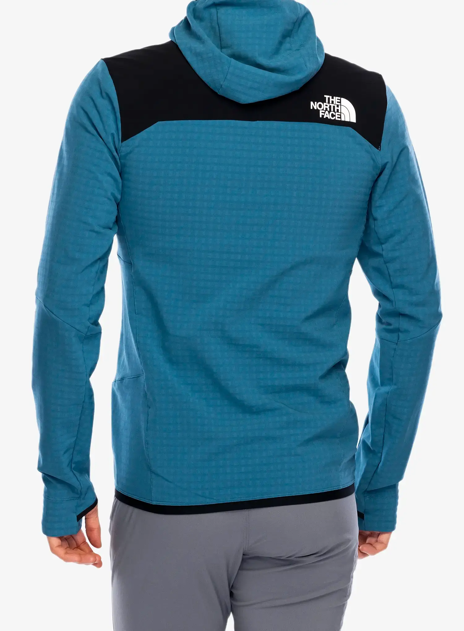 Hibridna jakna The North Face Elixir Hybrid Ventrix Midlayer - mallard blue/tnf black
