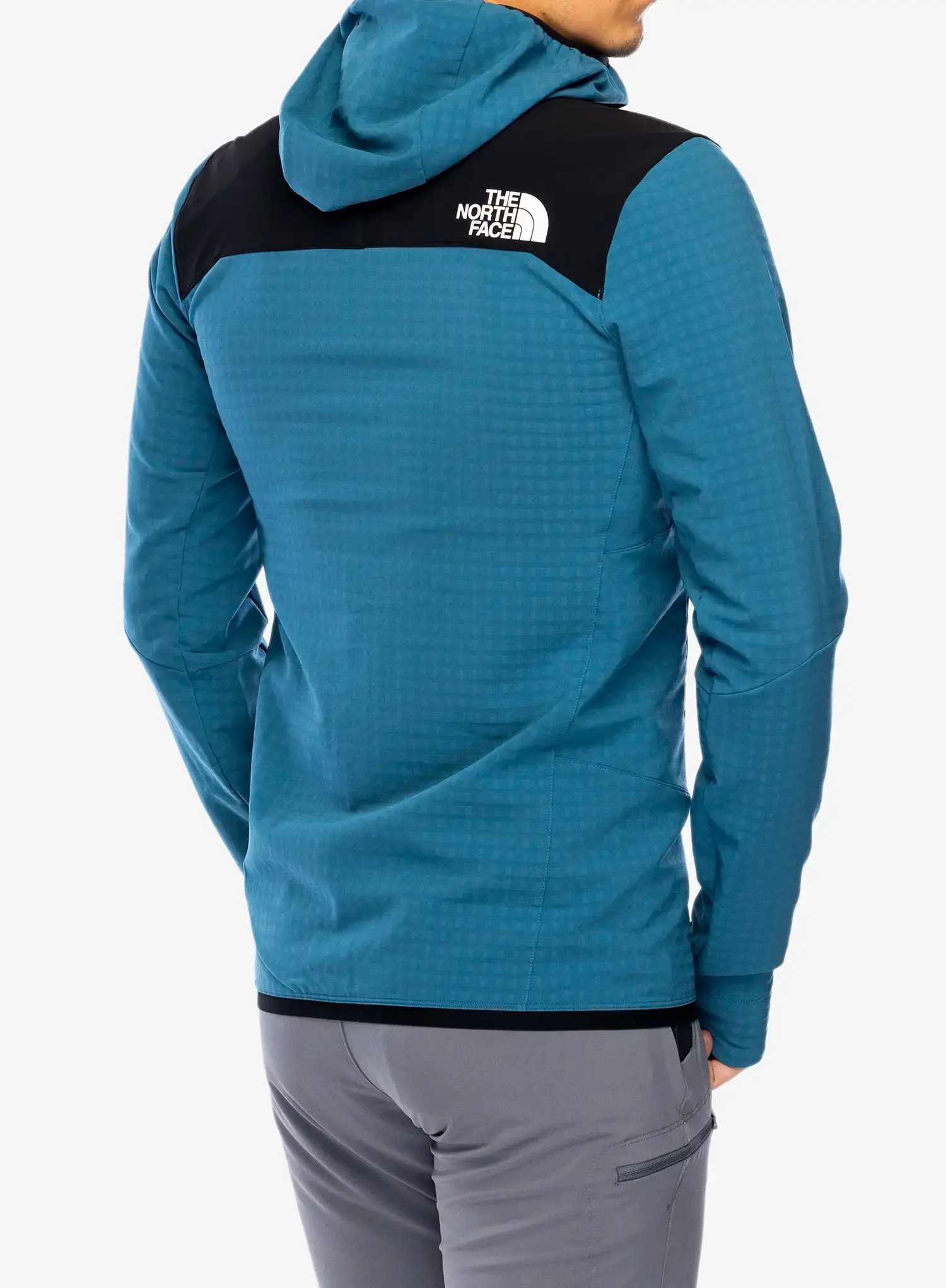 Hibridna jakna The North Face Elixir Hybrid Ventrix Midlayer - mallard blue/tnf black