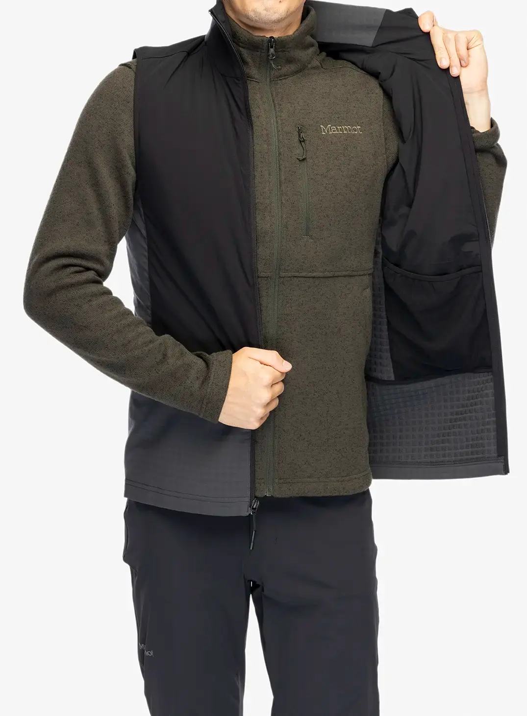Prsluk The North Face Elixir Hybrid Ventrix Vest - asphalt grey/tnf black