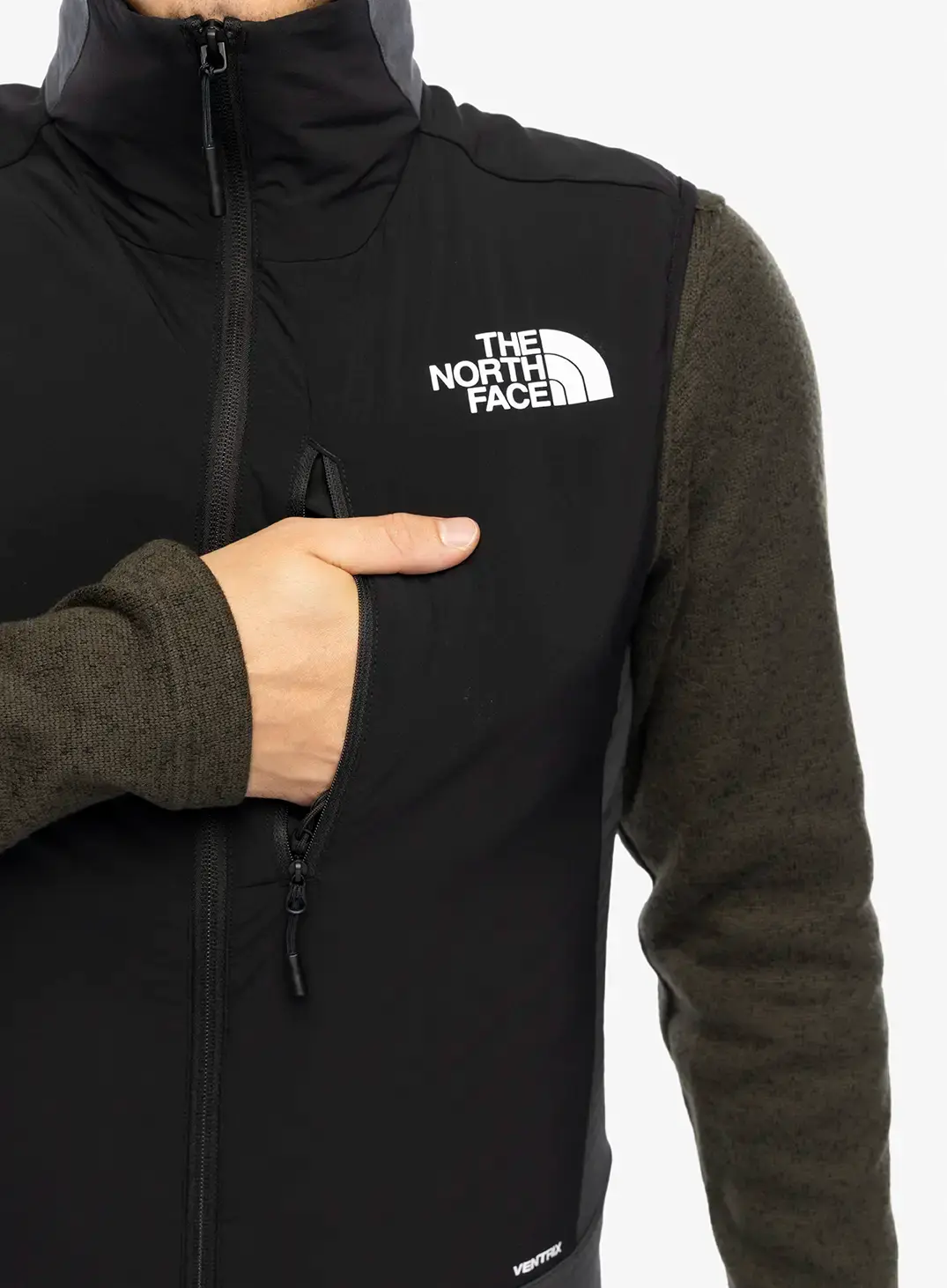Prsluk The North Face Elixir Hybrid Ventrix Vest - asphalt grey/tnf black