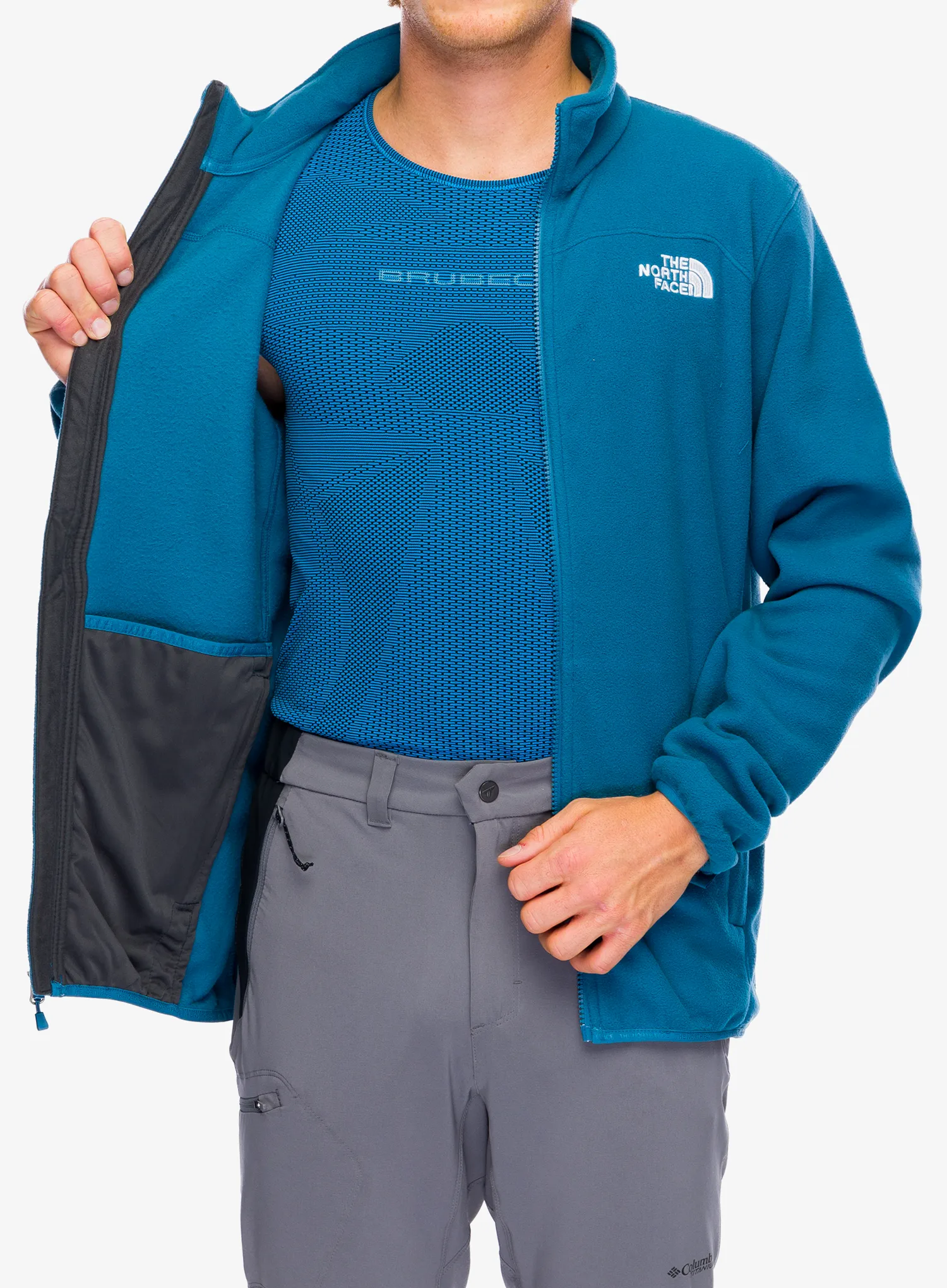 Jakna 3u1 The North Face Evolve II Triclimate Jacket - mallard blue/tnf black