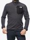 Dukserica s 1/2 patentnim zatvaračem The North Face Experit 1/4 Zip Grid Fleece - grey/black
