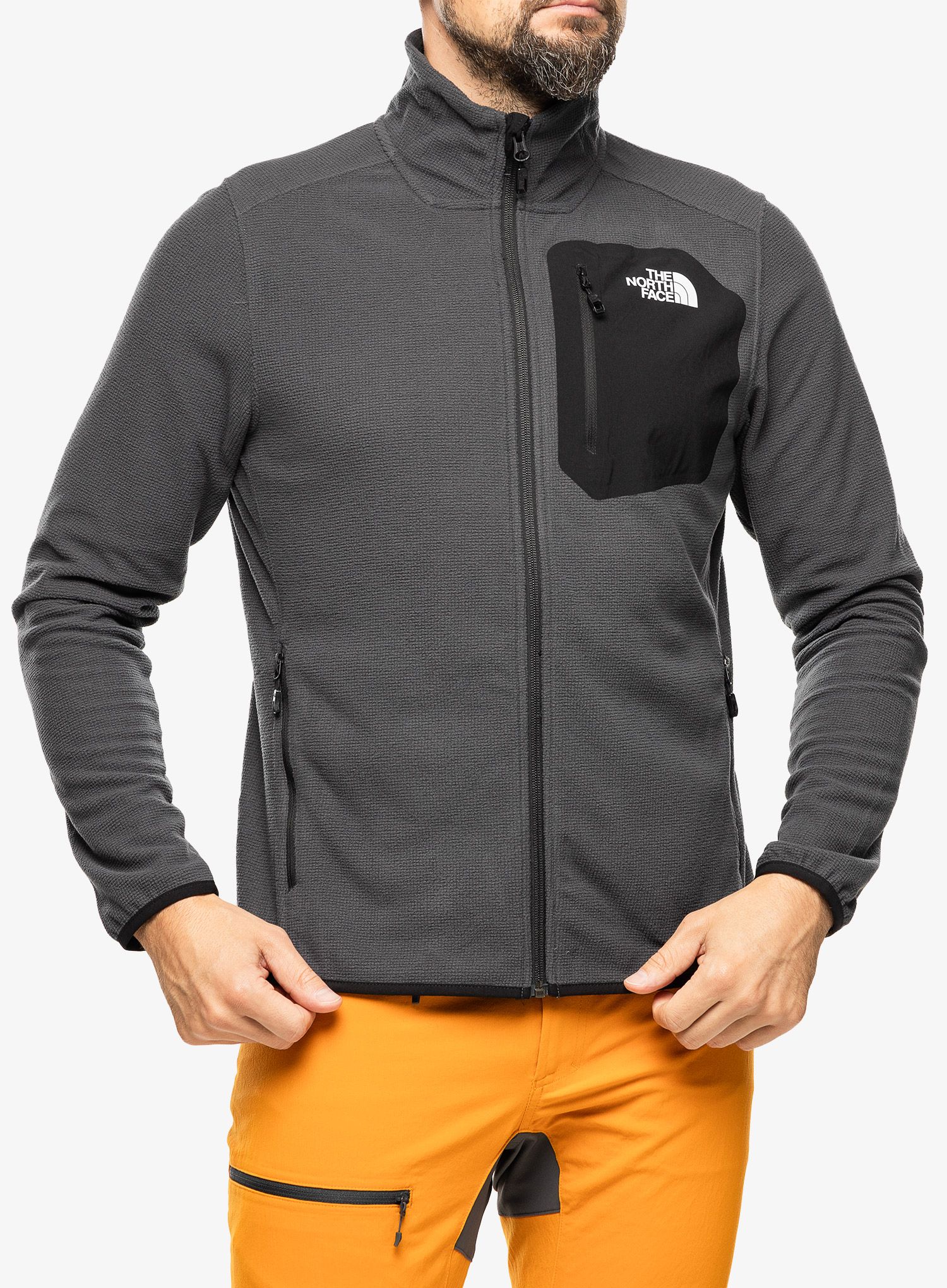 Dukserica na otkopčavanje The North Face Experit Grid Fleece - asphalt grey/black