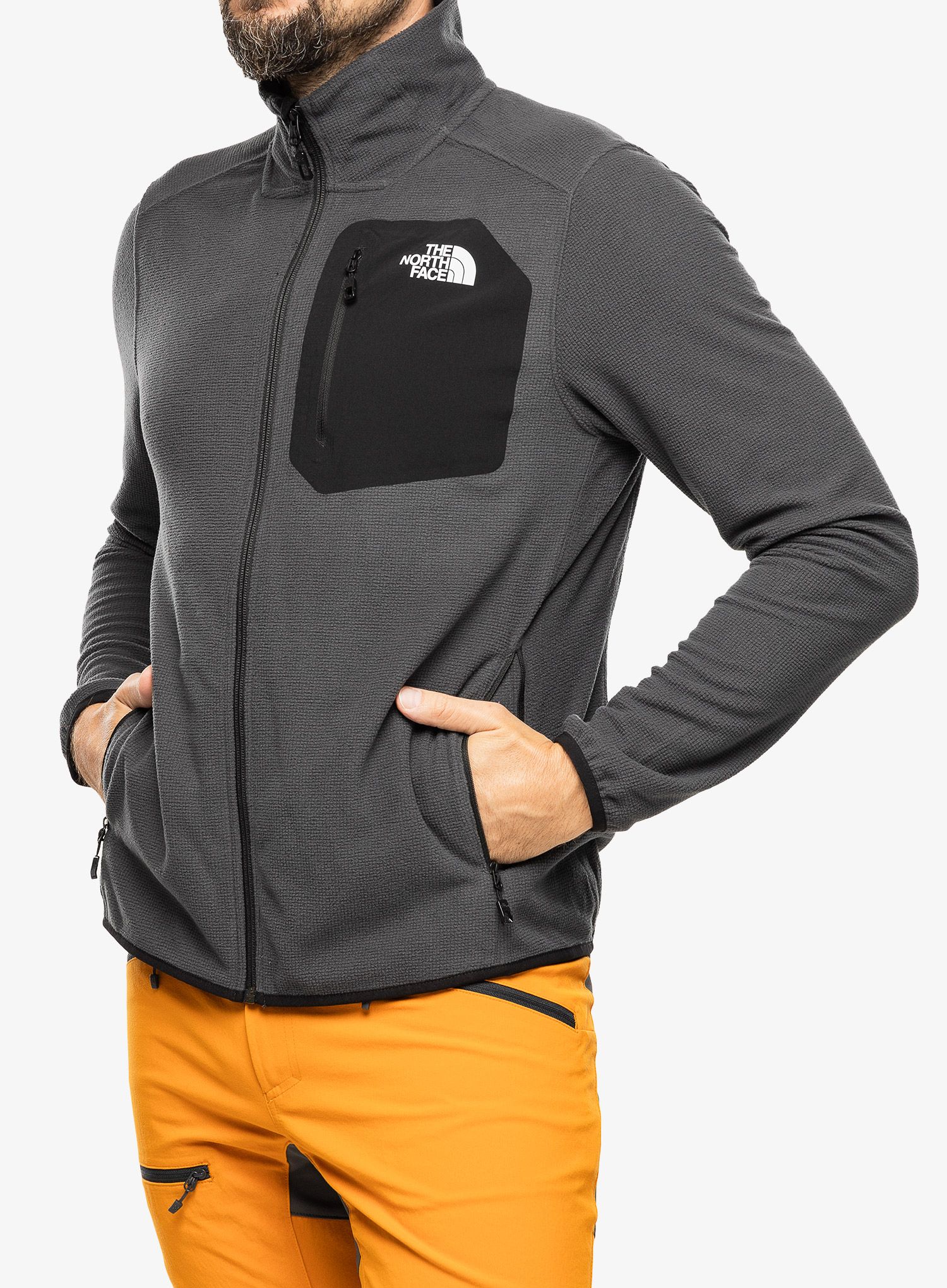 Dukserica na otkopčavanje The North Face Experit Grid Fleece - asphalt grey/black